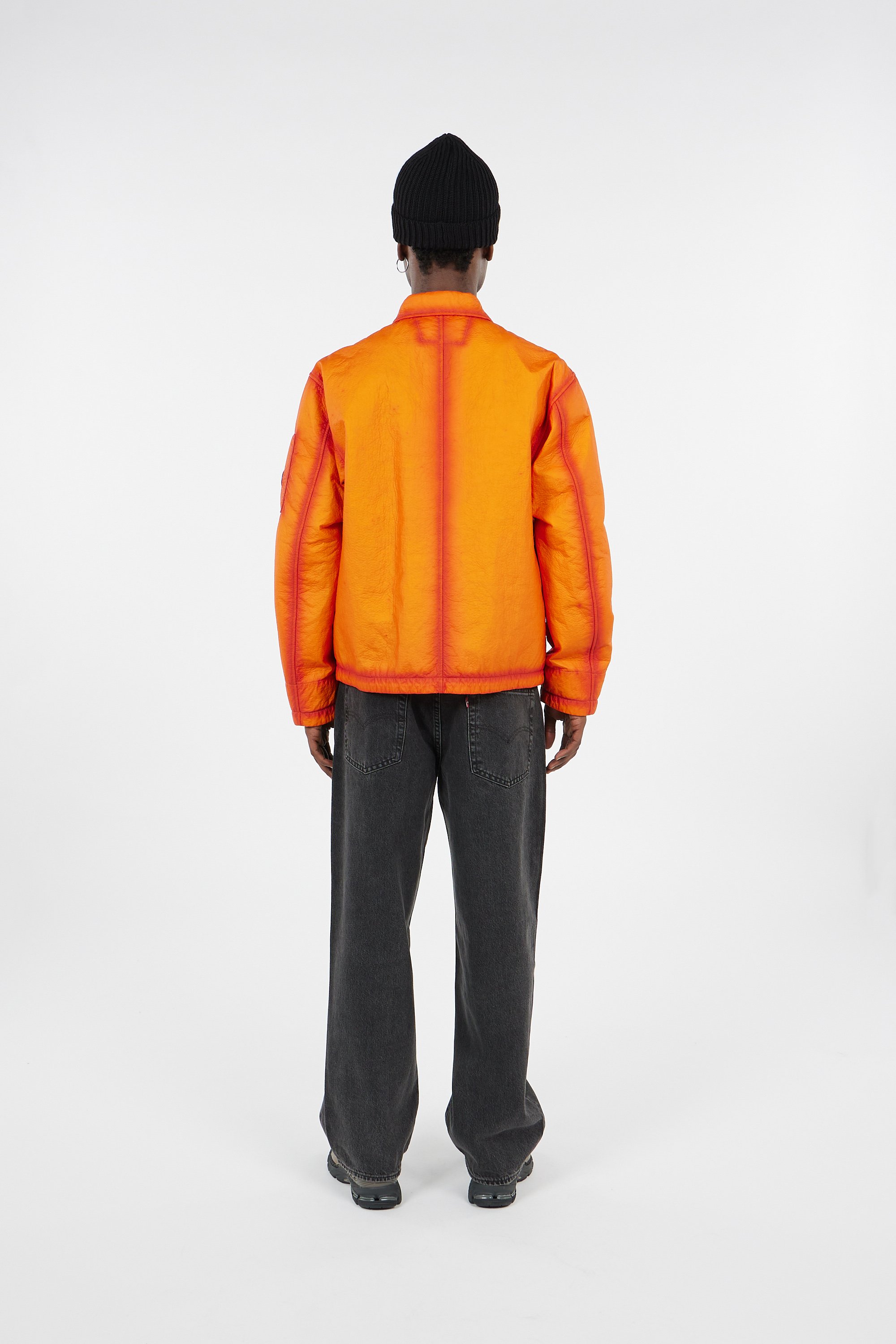 Jacket Outerwear medium jacket in feltro bi-film Orange C.P.