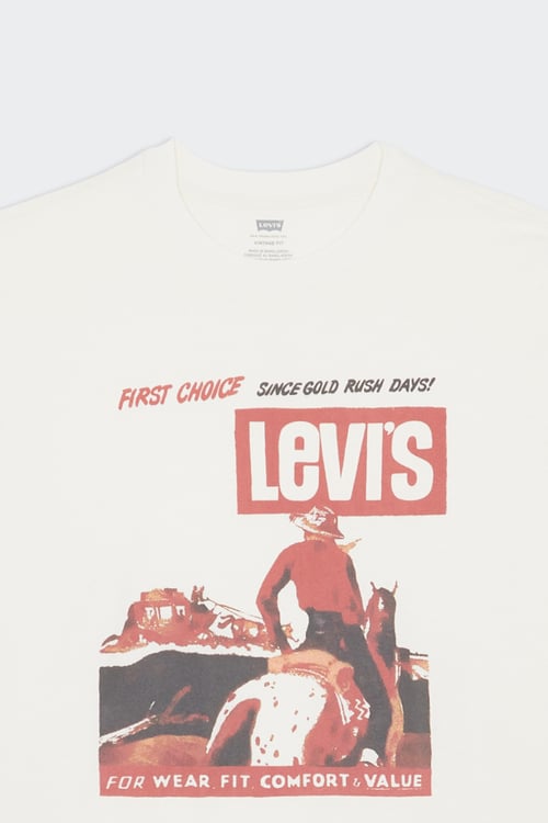 LEVI'S T-shirt Beige