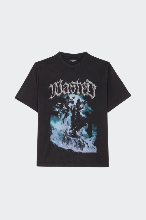WASTED T-shirt  Noir