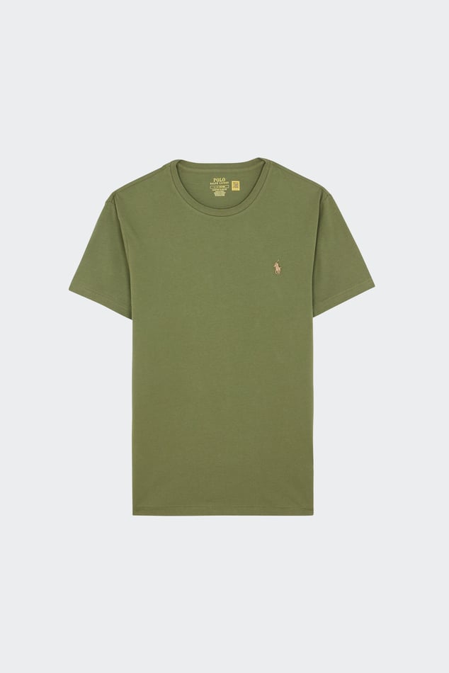 Ralph lauren khaki t shirt hot sale