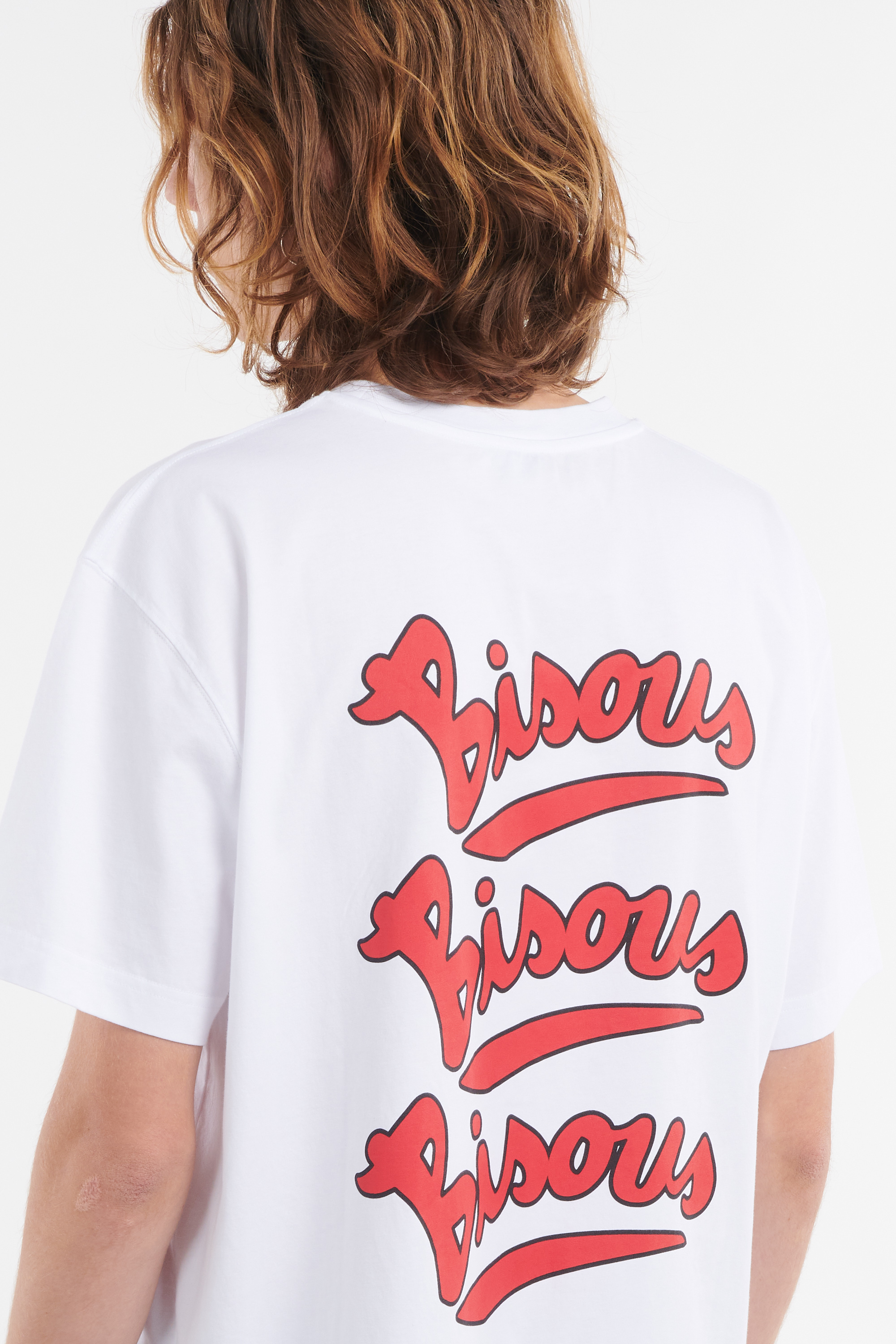 Regular-fit round-neck cotton T-shirt White