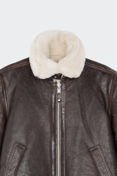 SCHOTT Aviator jacket Brown