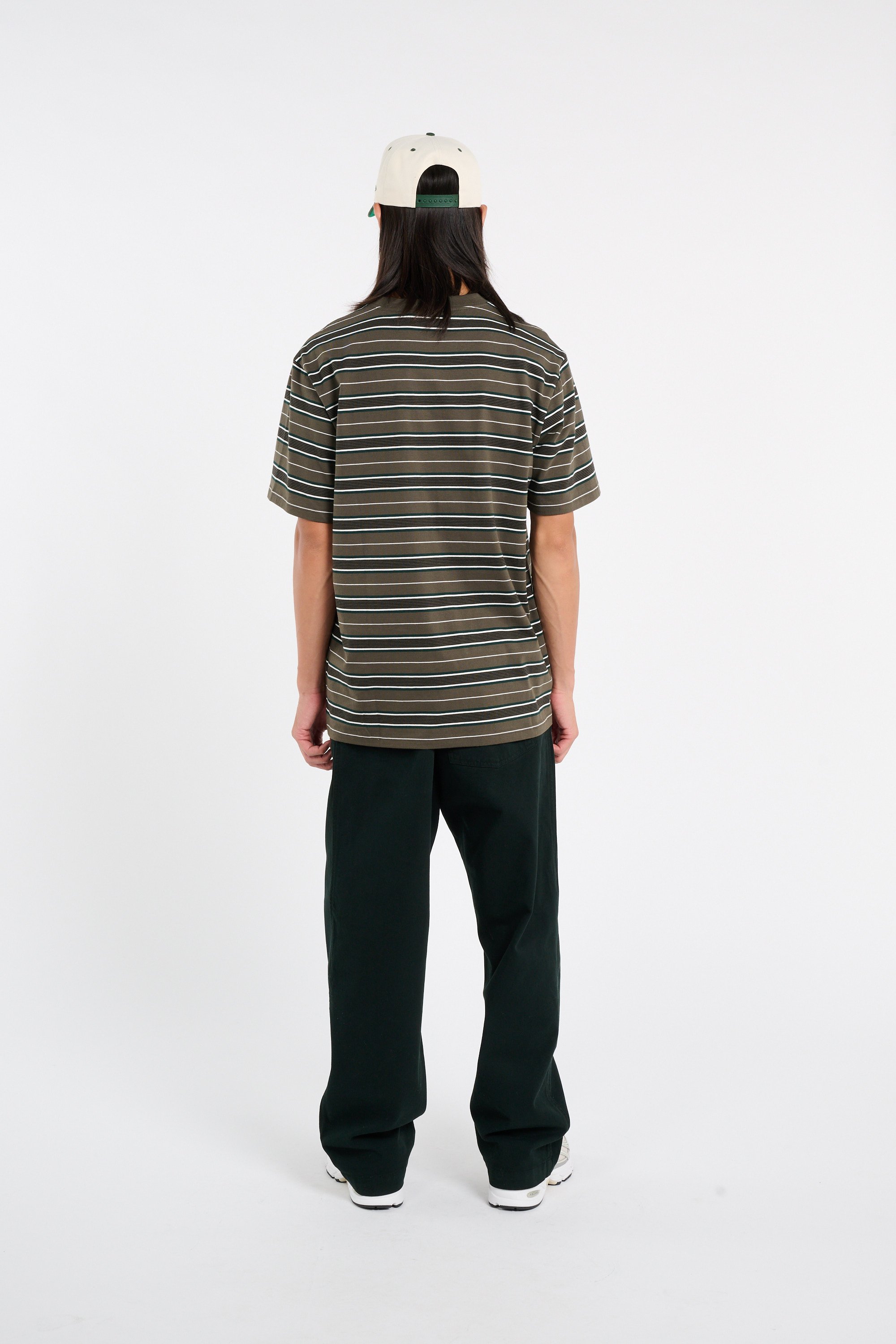 Regular-fit round-neck cotton T-shirt | Green CARHARTT WIP Men
