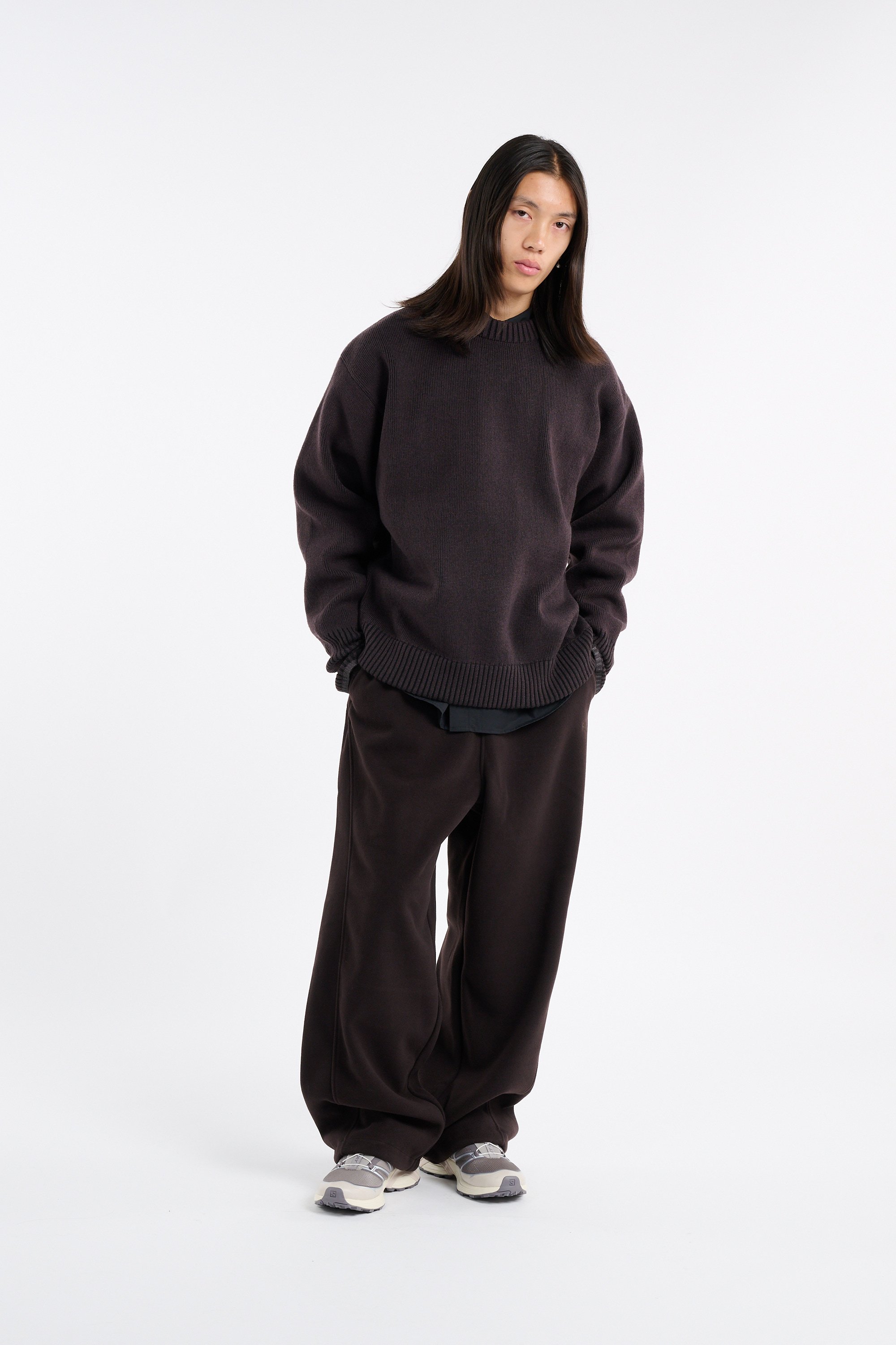 Round-neck sweater RAINS Black