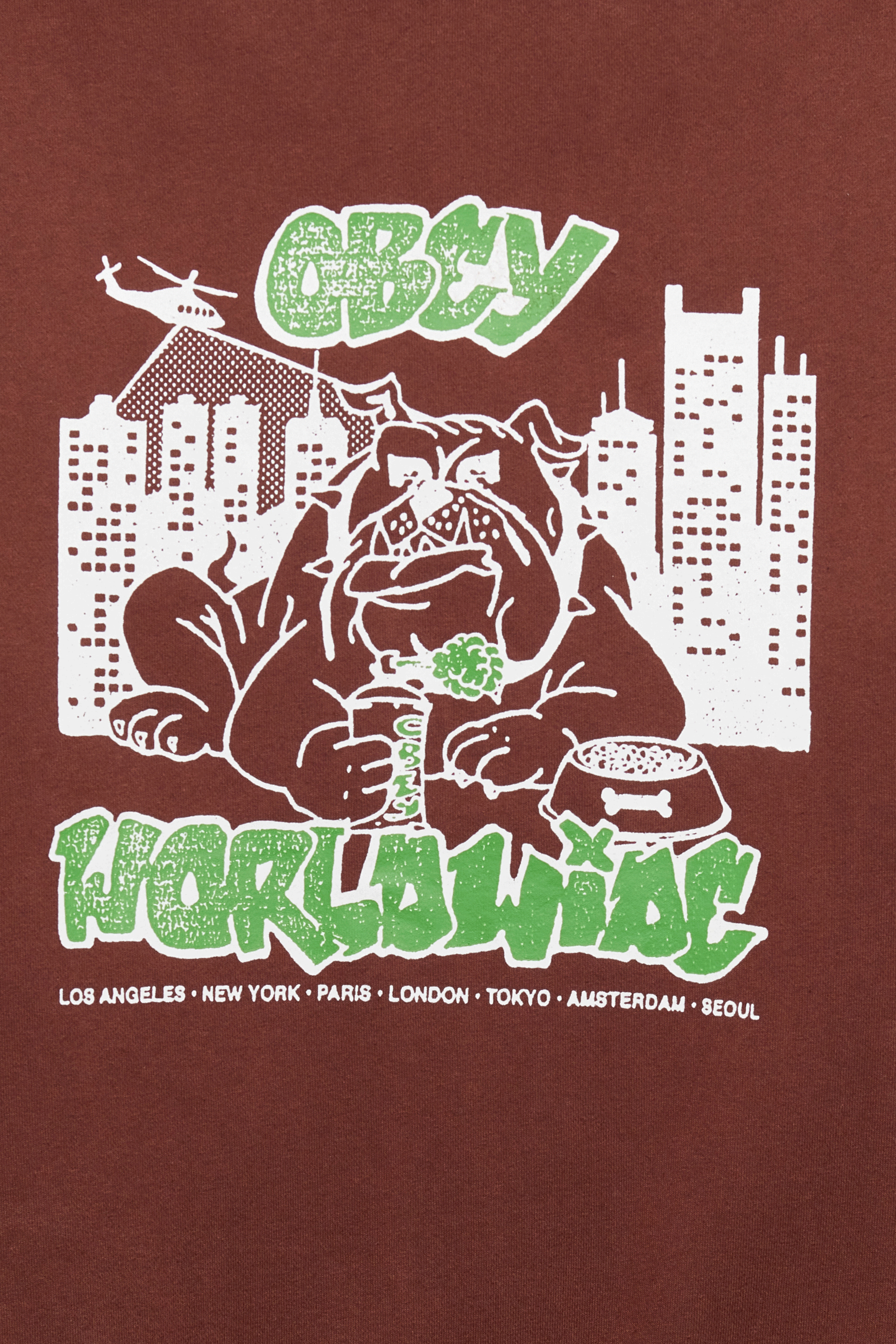 Sweatshirt zippé Kaki