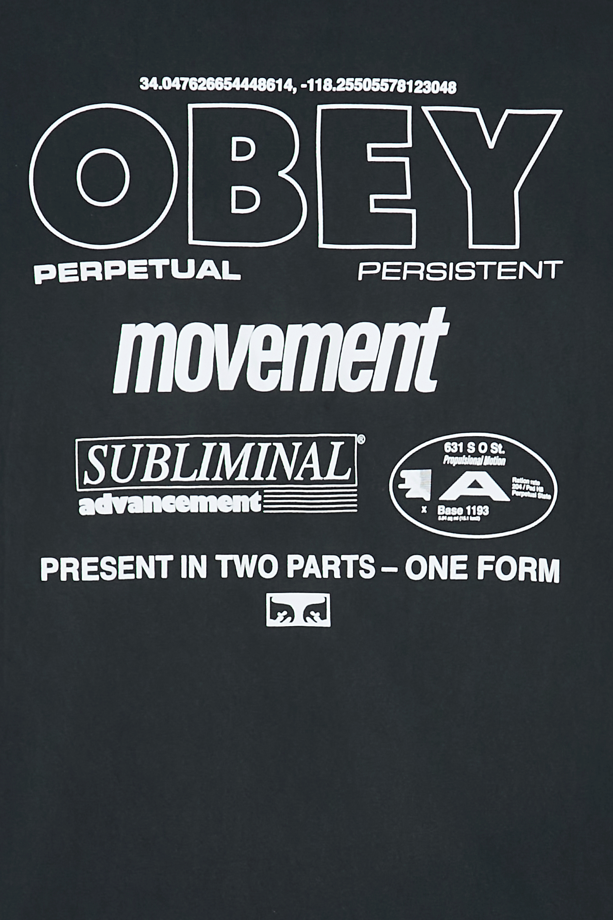 Regular-fit round-neck cotton T-shirt Black