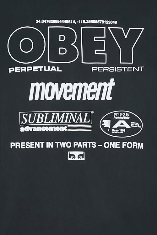 OBEY T-shirt Noir