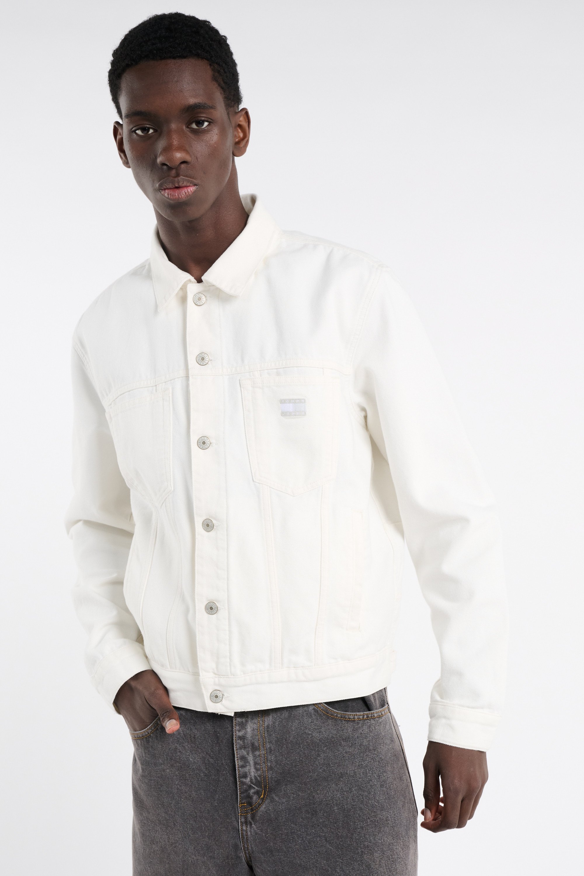 Jacket | White TOMMY JEANS Men