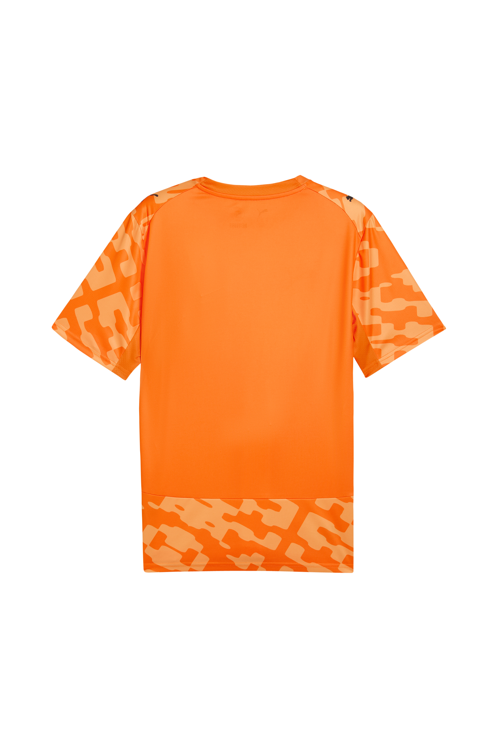 Regular-fit round-neck cotton T-shirt | Orange PUMA Men
