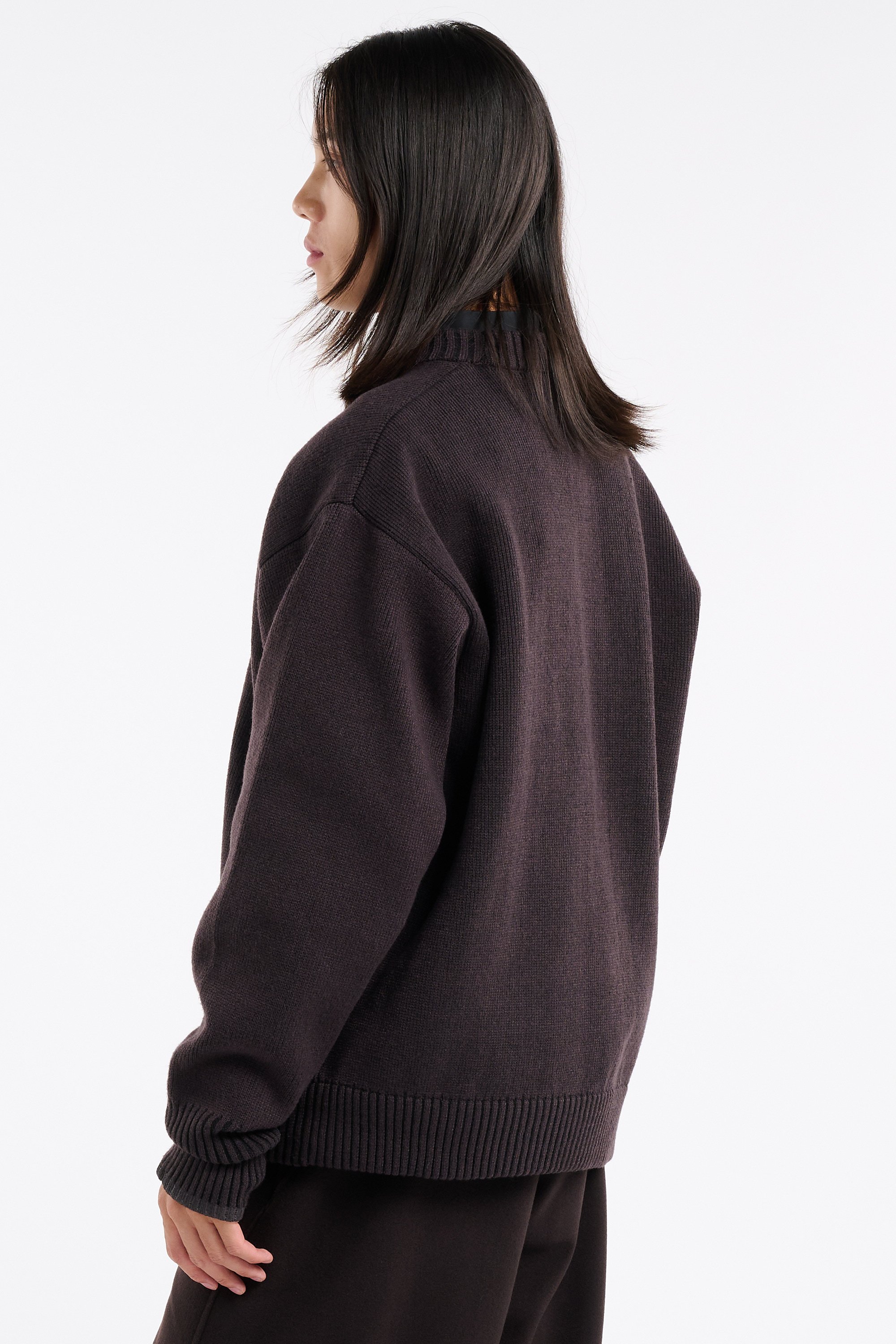 Pull col rond | Noir RAINS Homme