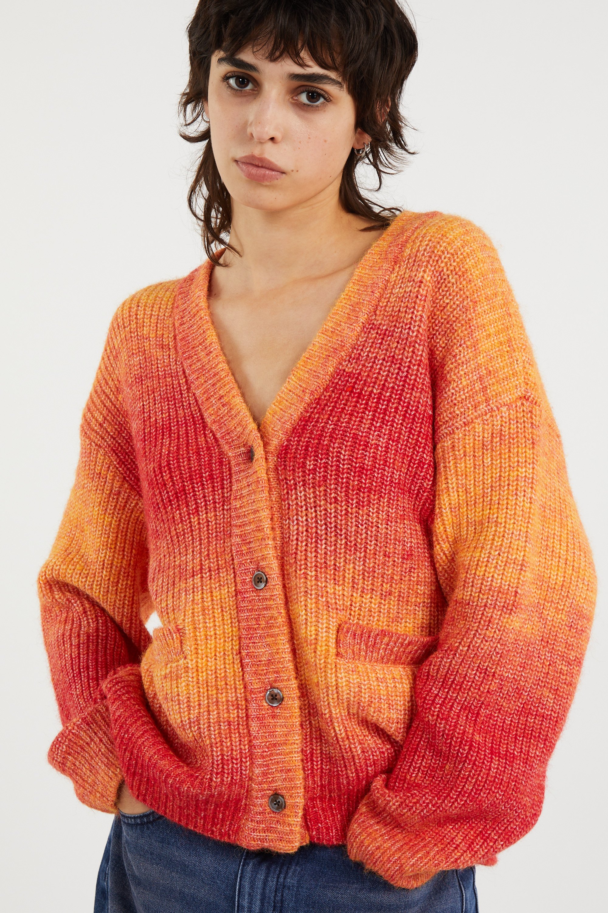 Cardigan | Orange OBEY Women
