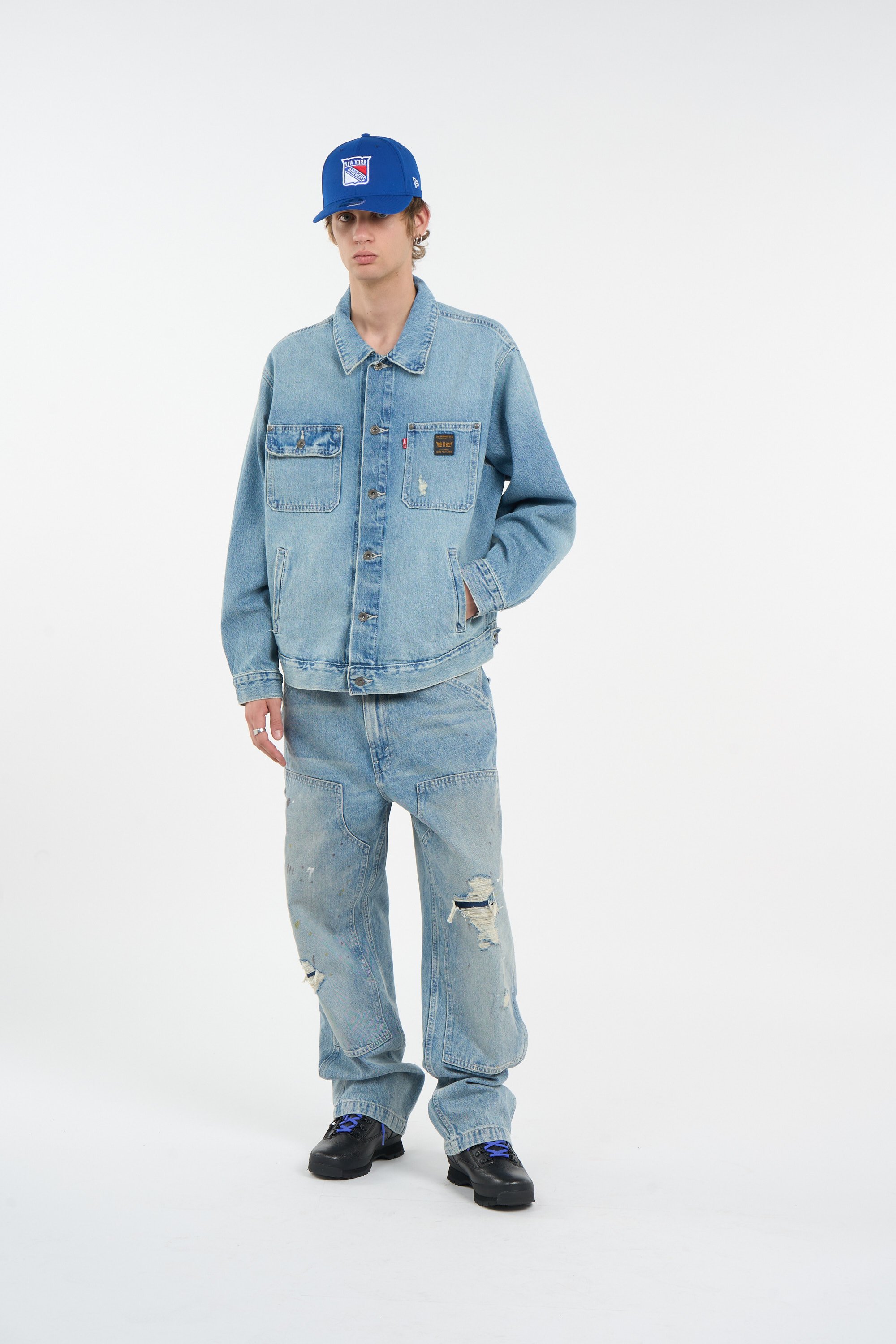 Faded straight jeans | Blue LEVI'S Men