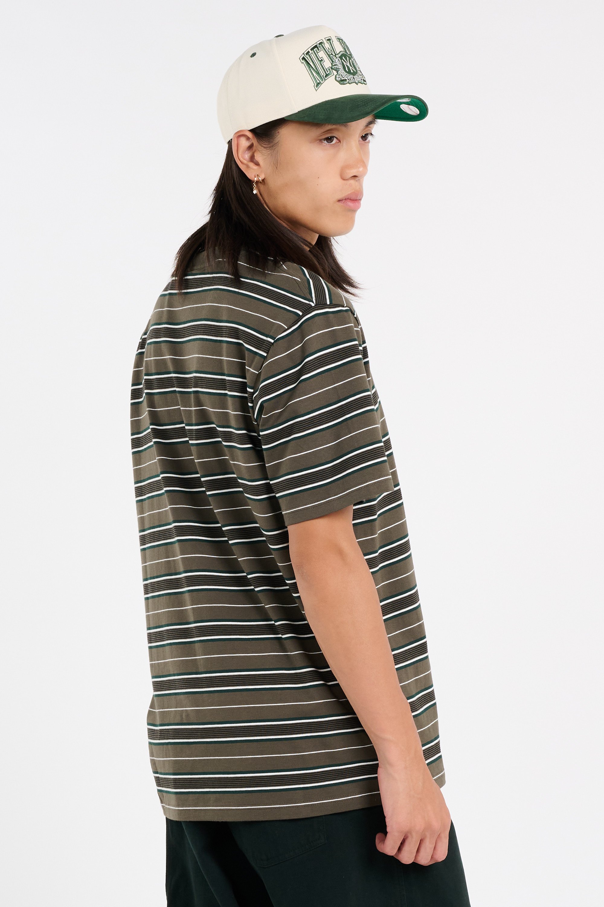 Regular-fit round-neck cotton T-shirt | Green CARHARTT WIP Men