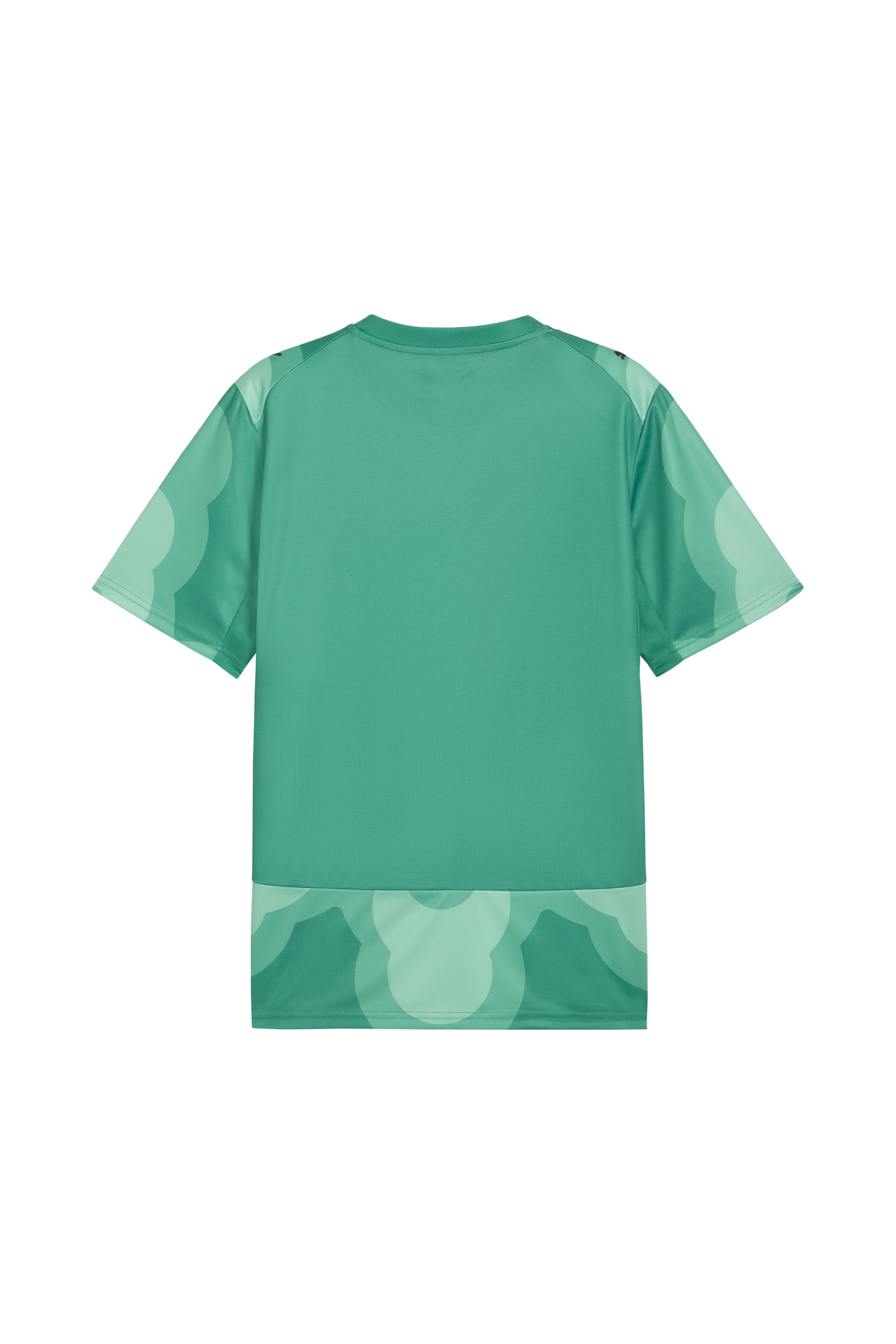 Regular-fit round-neck cotton T-shirt | Green PUMA Men