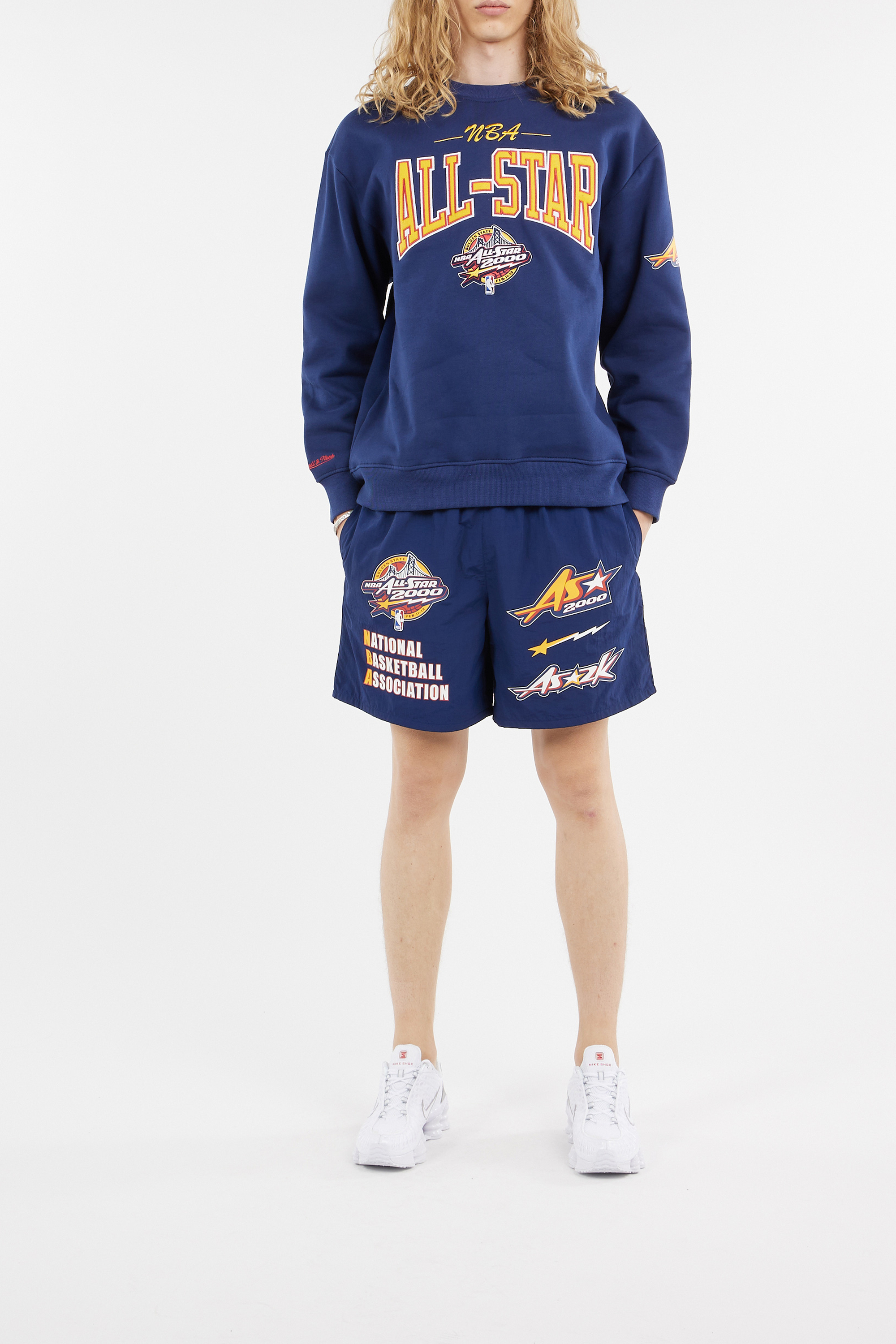 Sweatshirt MITCHELL & NESS Bleu