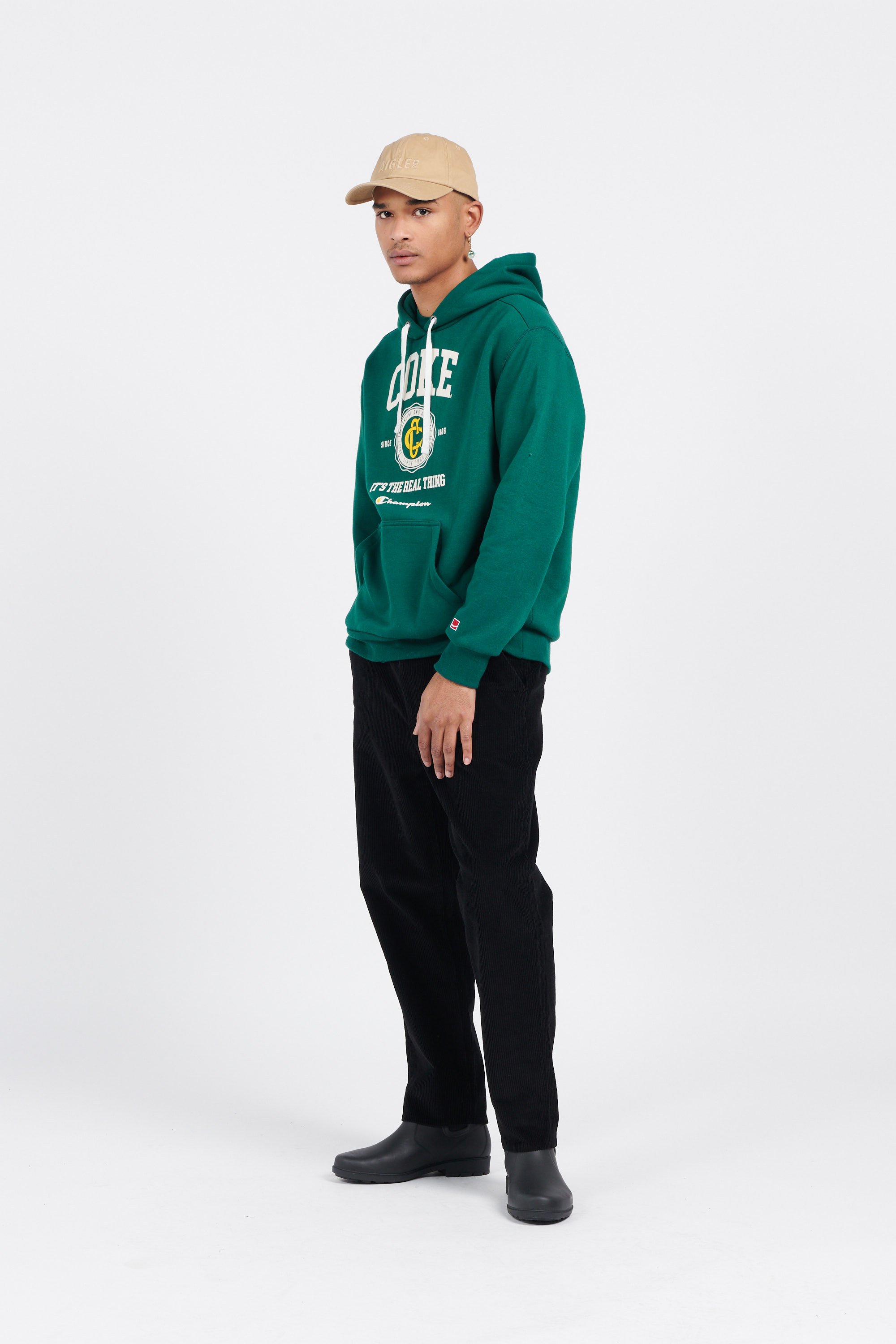 Hoodie Green Champion Man Citadium
