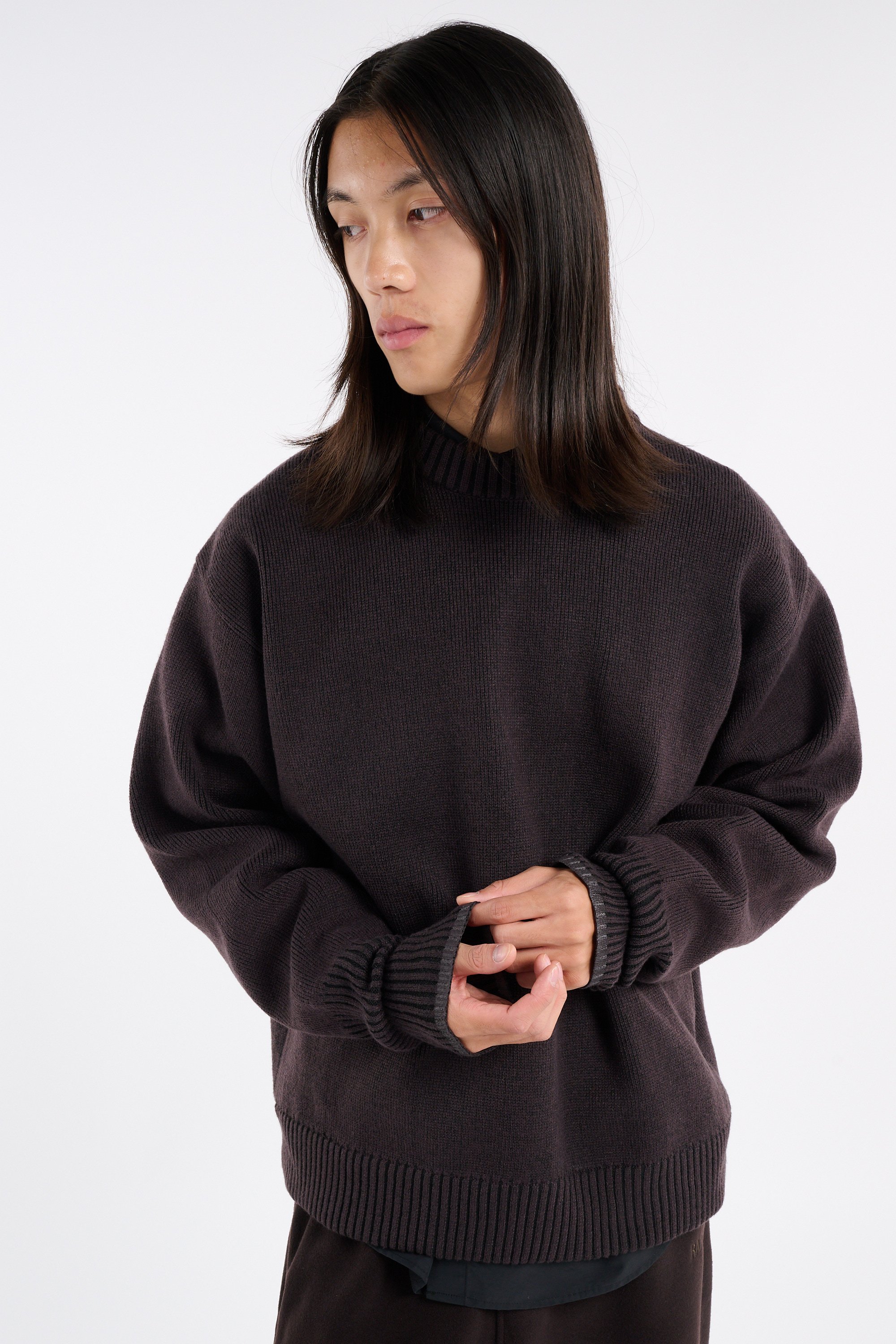 Pull col rond | Noir RAINS Homme