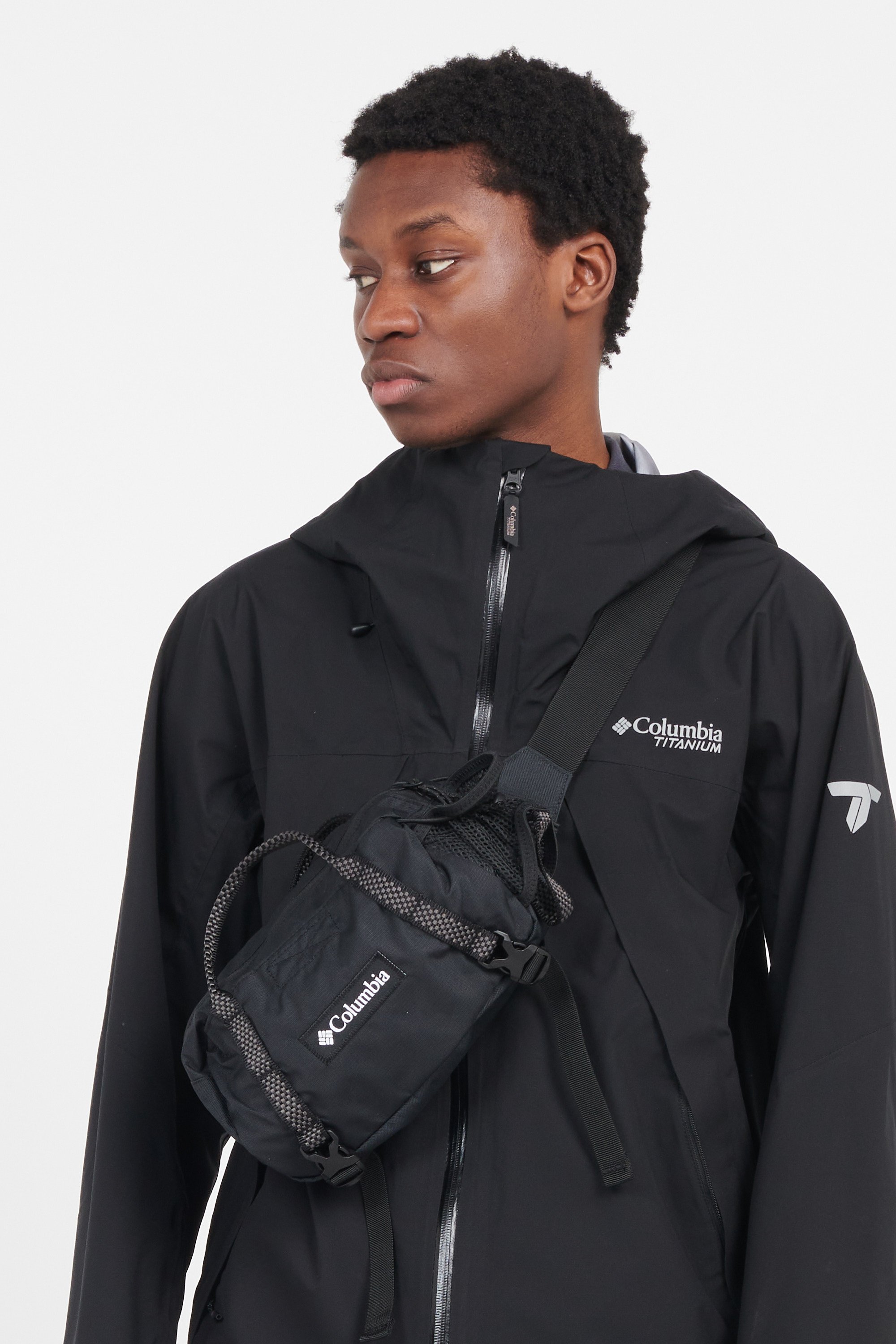 Canvas waist bag COLUMBIA Black