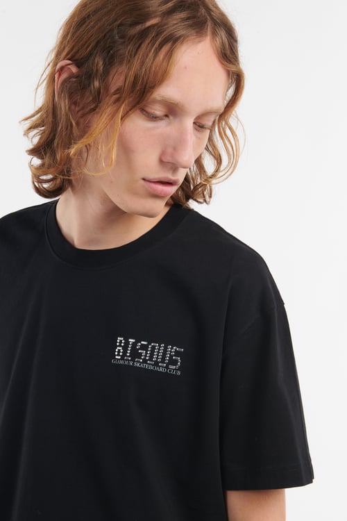 BISOUS SKATEBOARDS T-shirt Noir
