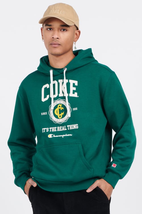 CHAMPION Hoodie Vert