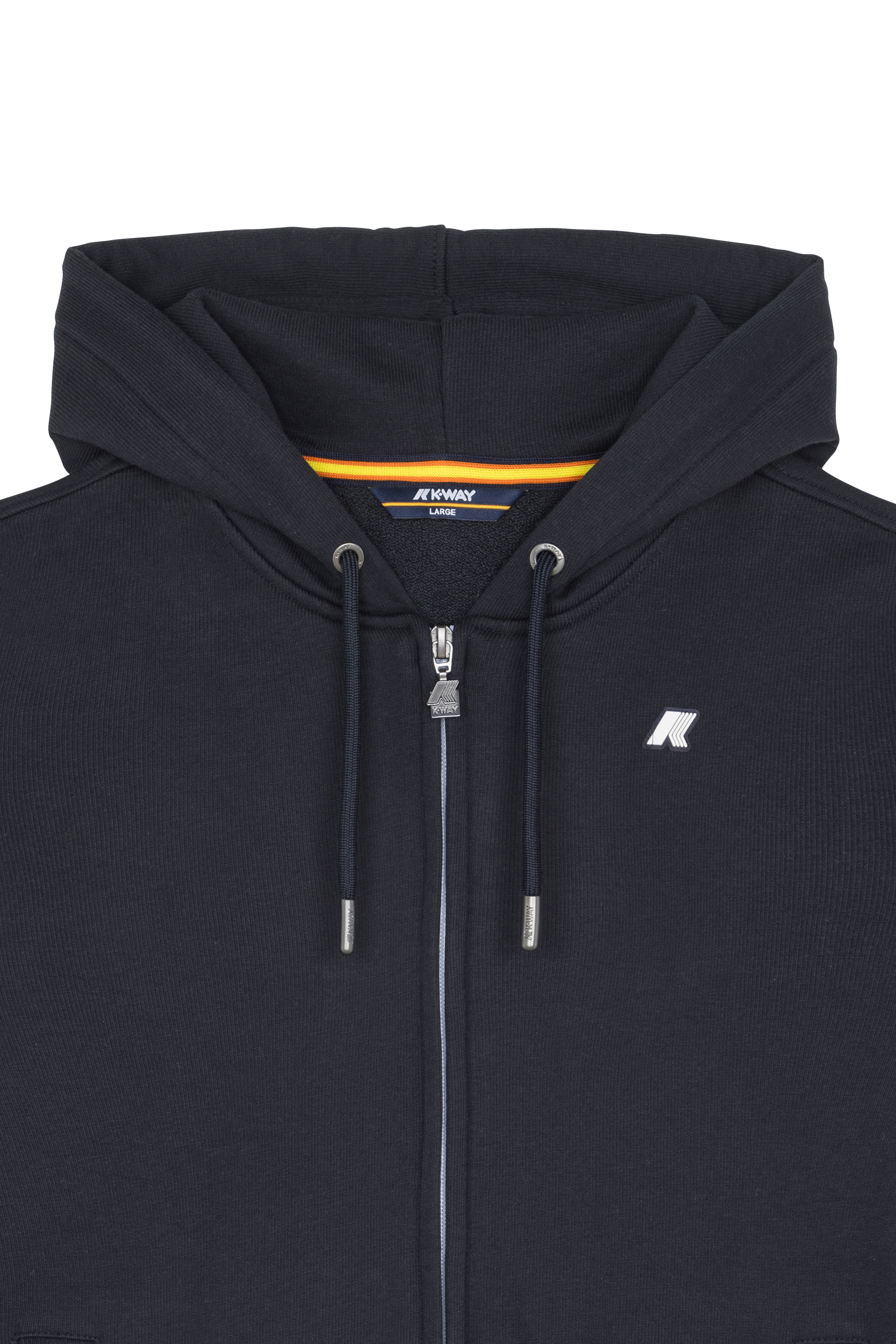 Hoodie zippé Bleu