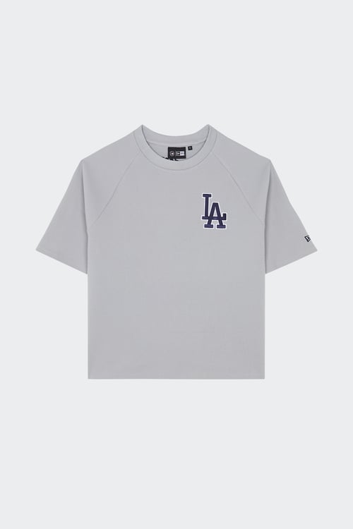 NEW ERA Regular-fit round-neck cotton T-shirt Grey