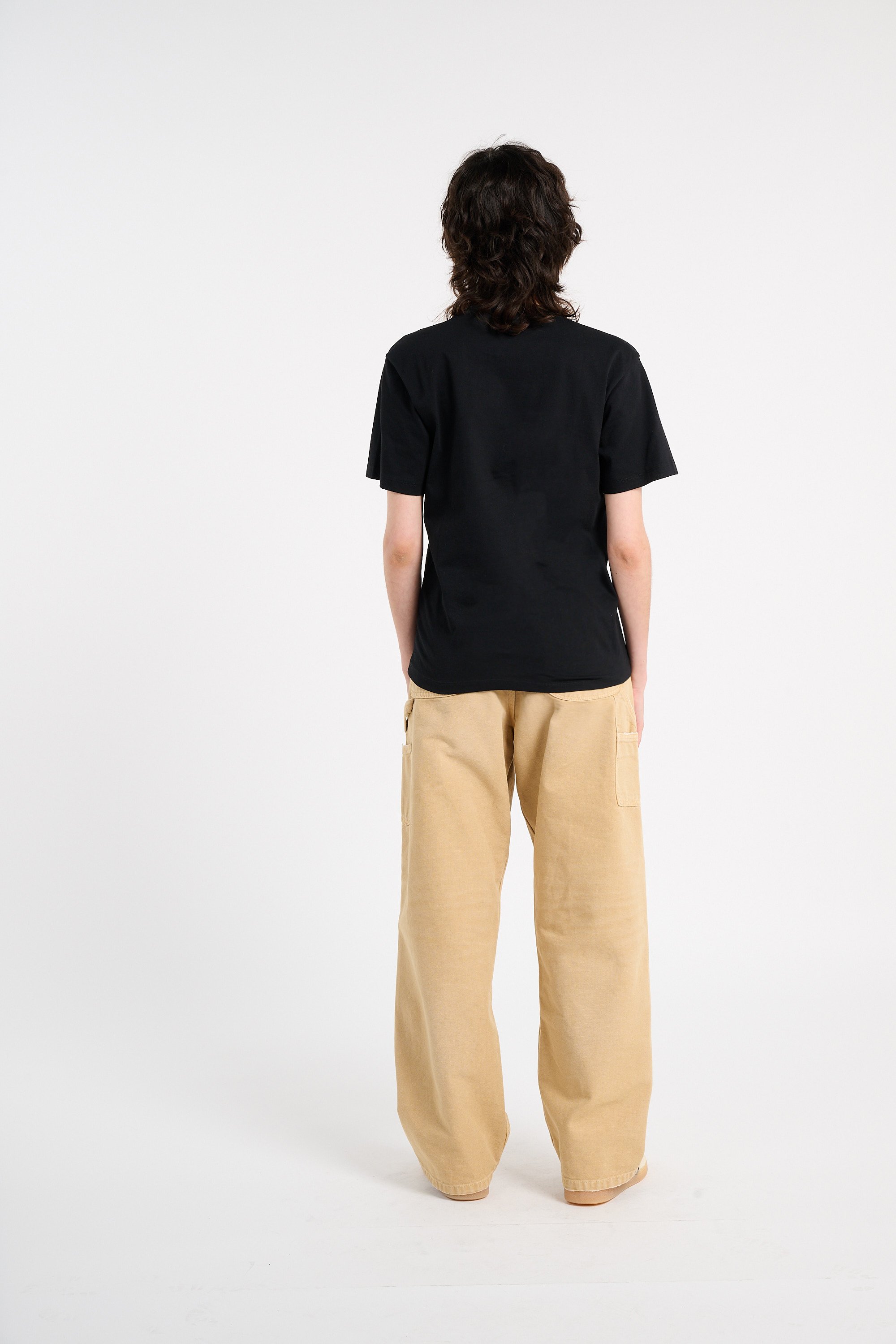 T-shirt col rond en coton bio | Noir CARHARTT WIP Femme
