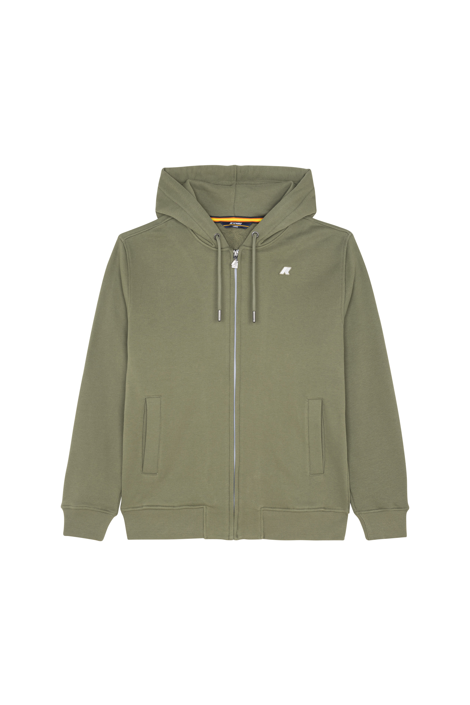 zip-up hoodie Khaki