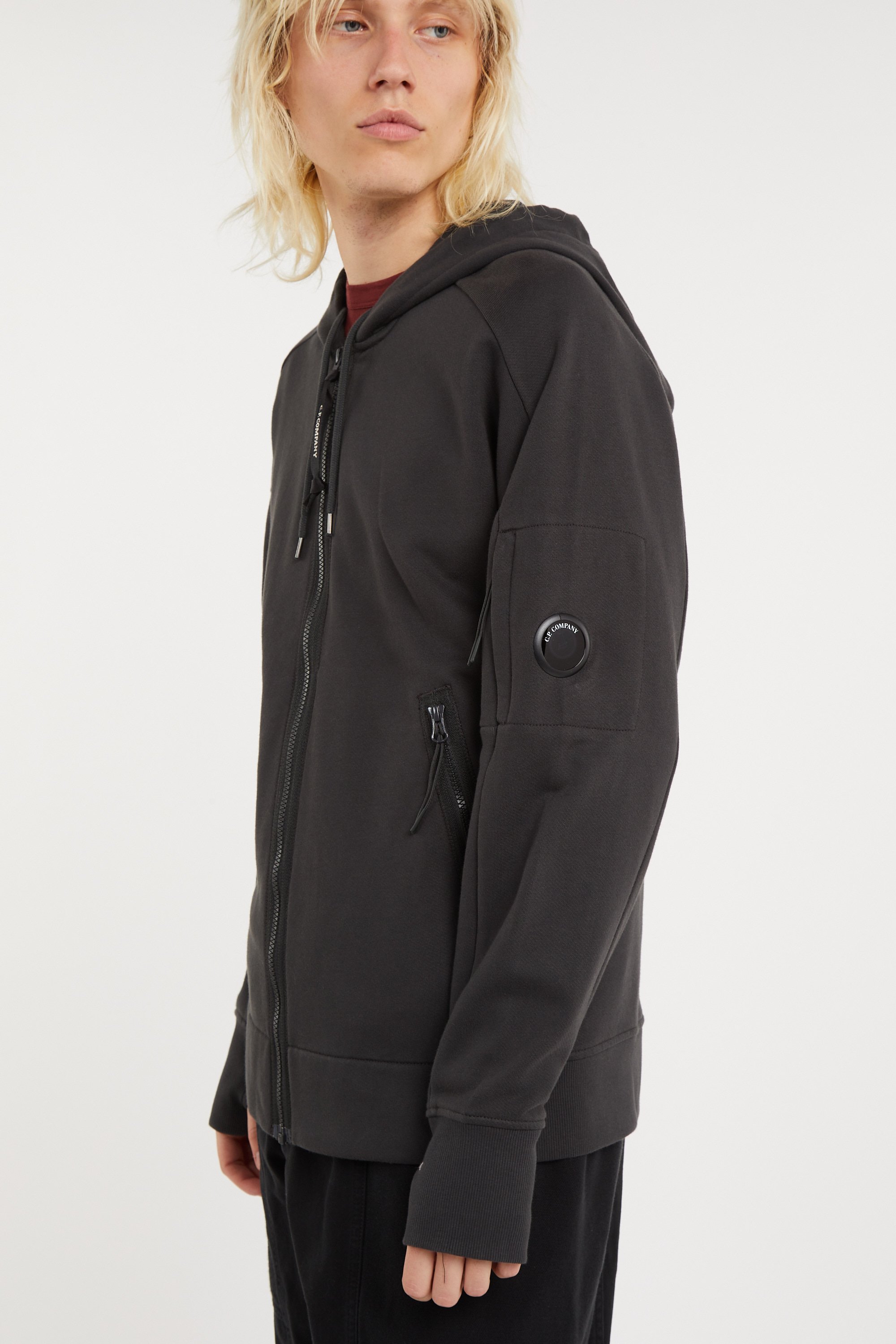 Sweat zippé  | Gris C.P. COMPANY Homme