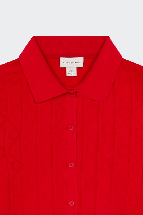 CALVIN KLEIN Polo Rouge