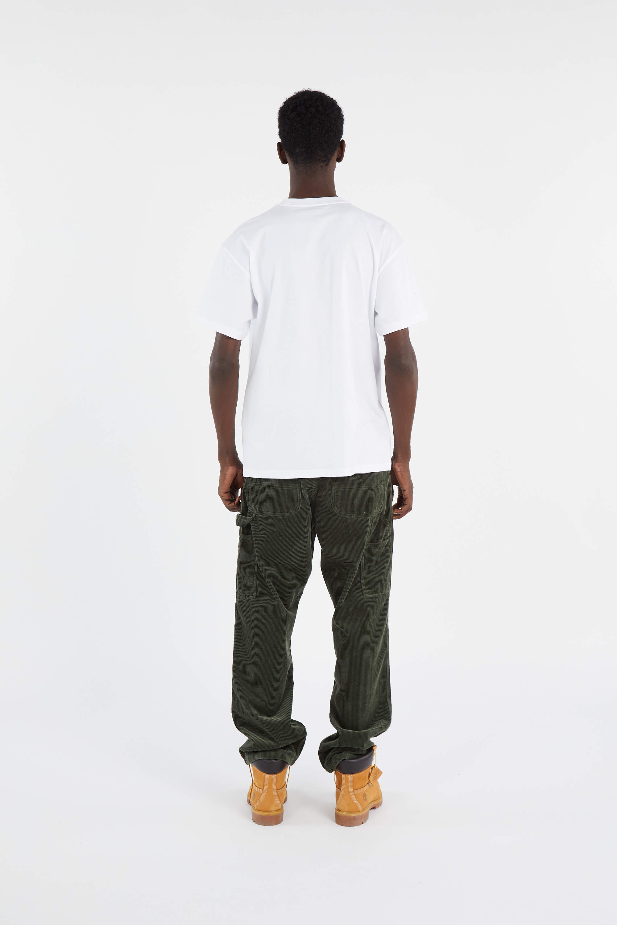 Regular-fit round-neck cotton T-shirt White