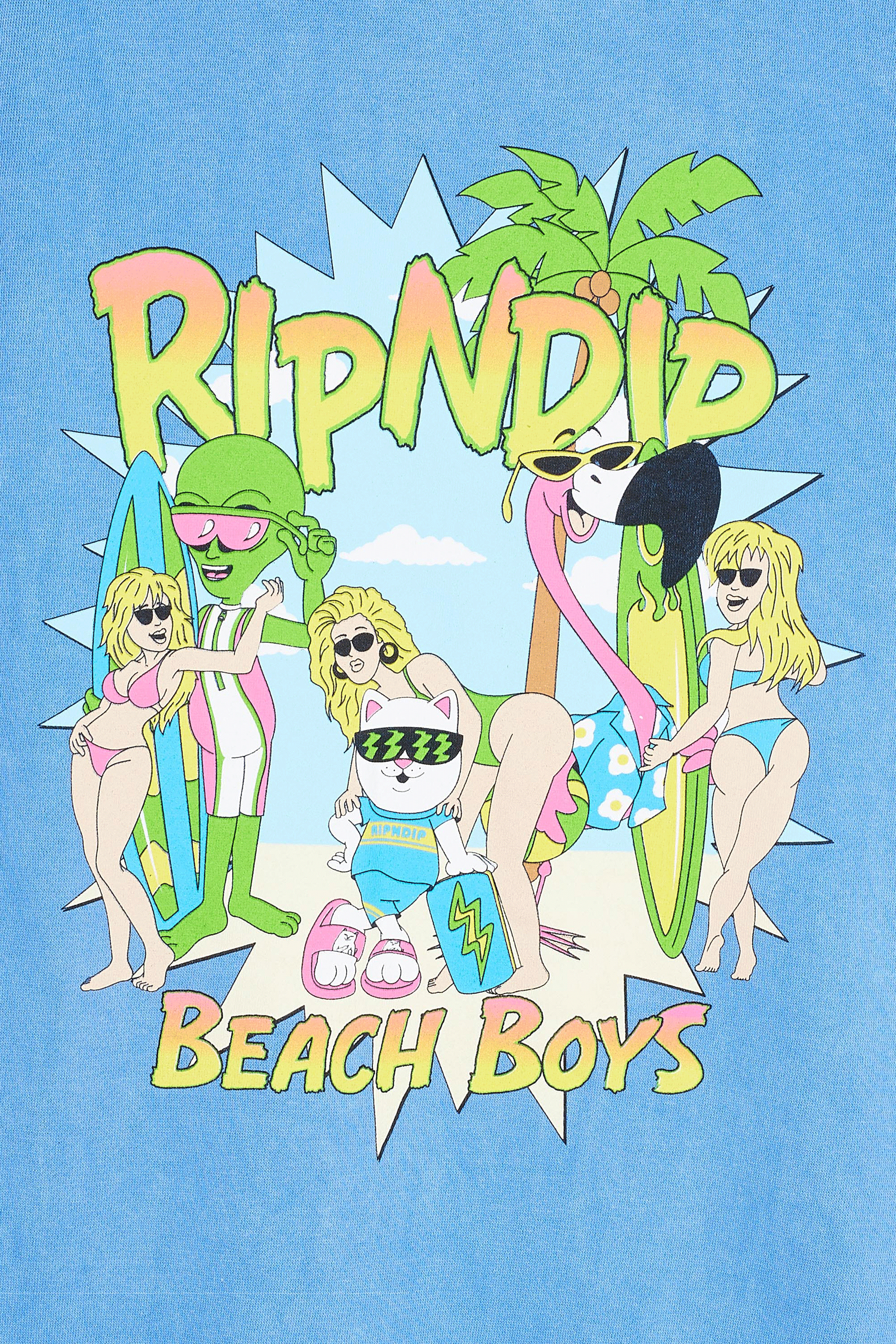 Ripndip Beach Boys Pullover Hoodie L パーカー Hoodie Beach boys Bleu Ripndip - Homme | Citadium