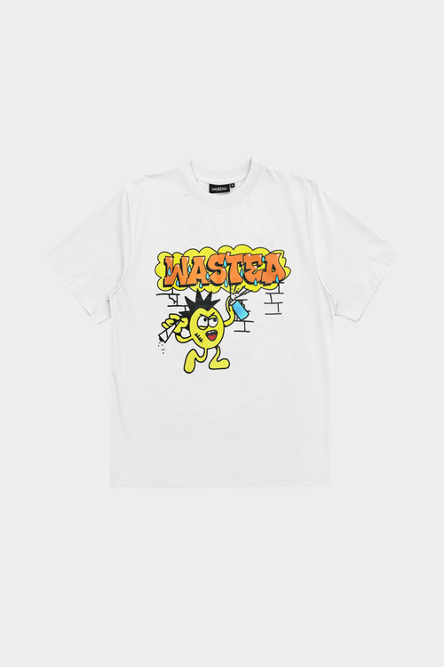 WASTED T-shirt Blanc