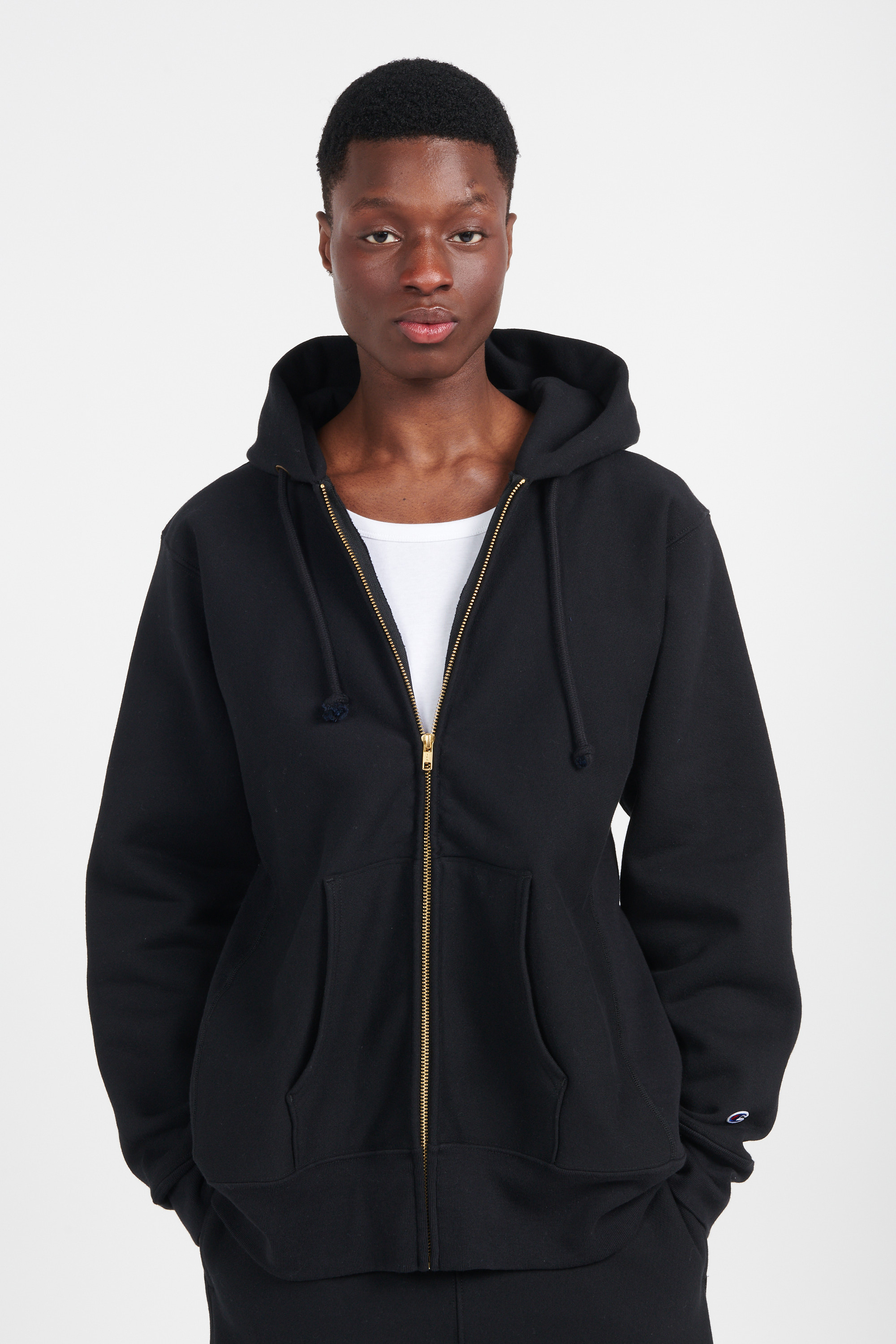 zip-up hoodie Multicolored