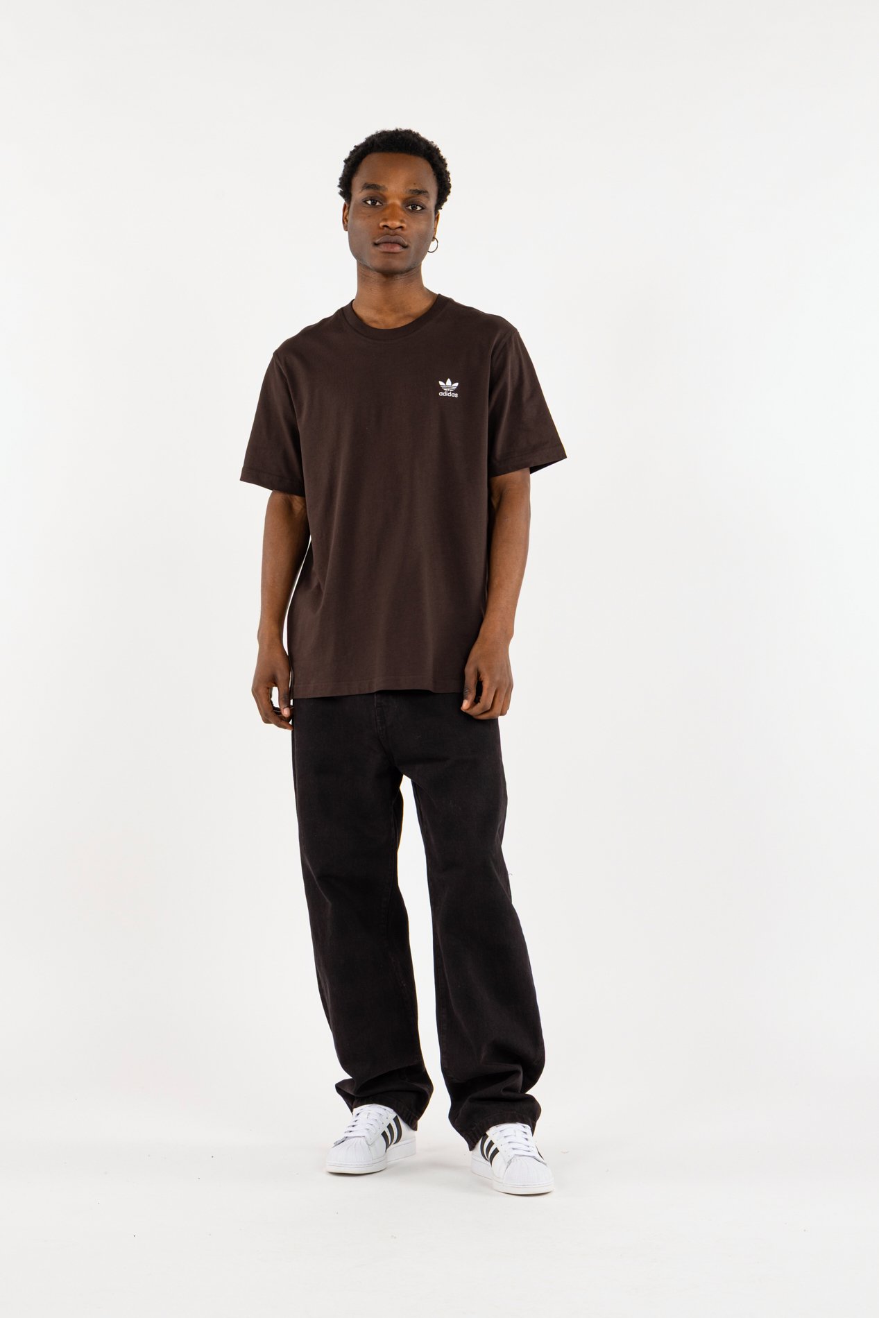 T-shirt ADIDAS Marron