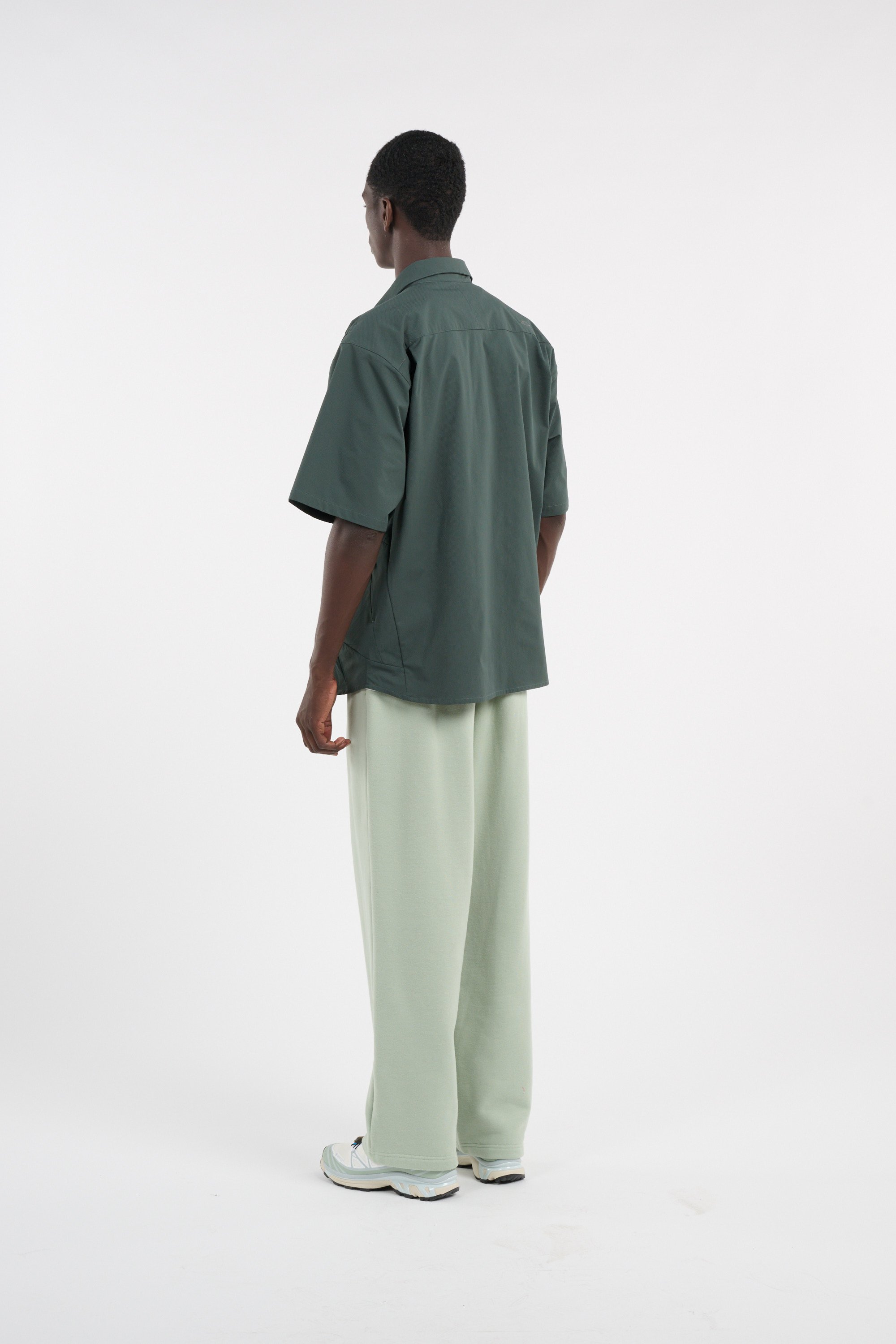 Solid straight sports shirt | Green OAKLEY Men