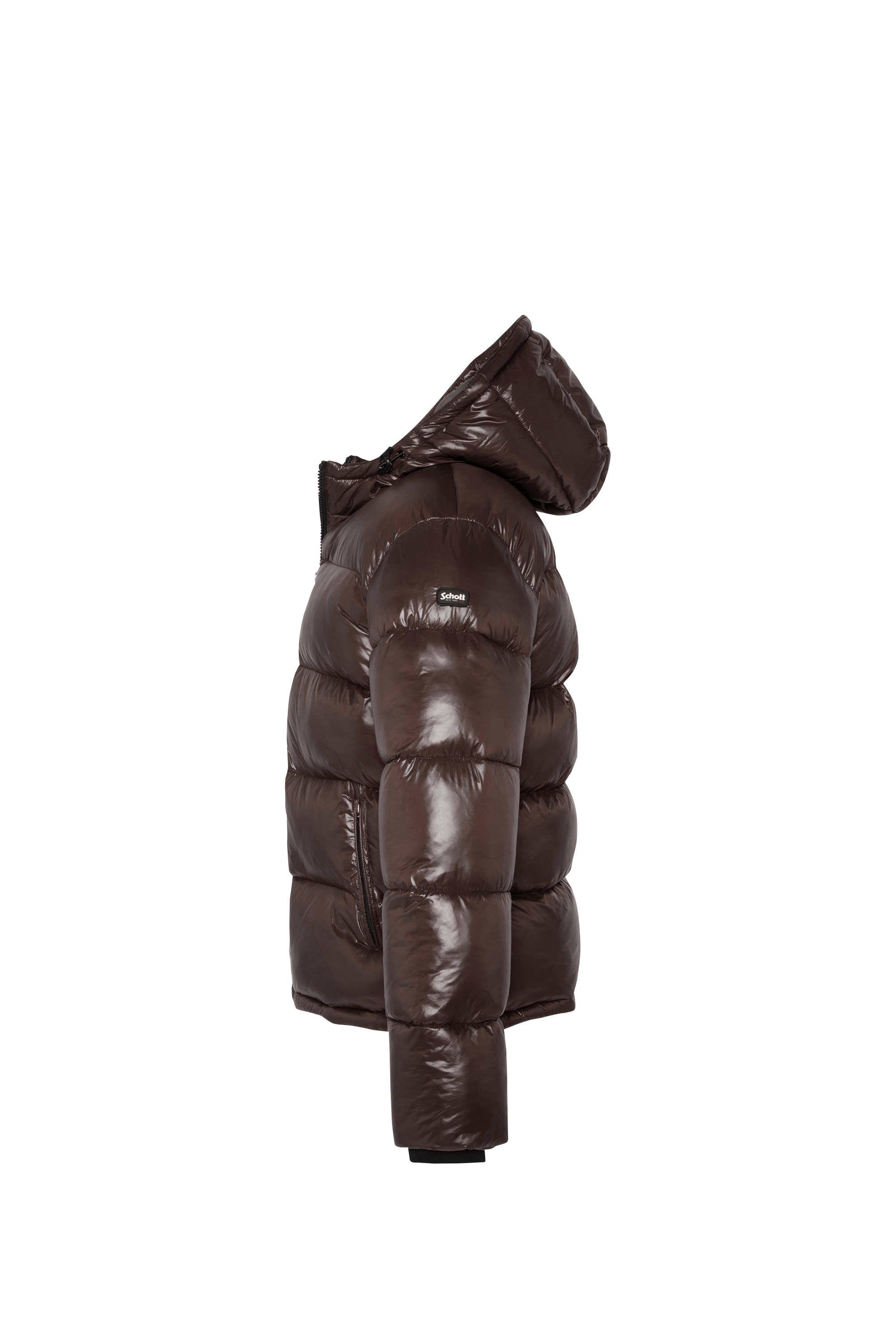 puffer coat | Brown SCHOTT Men