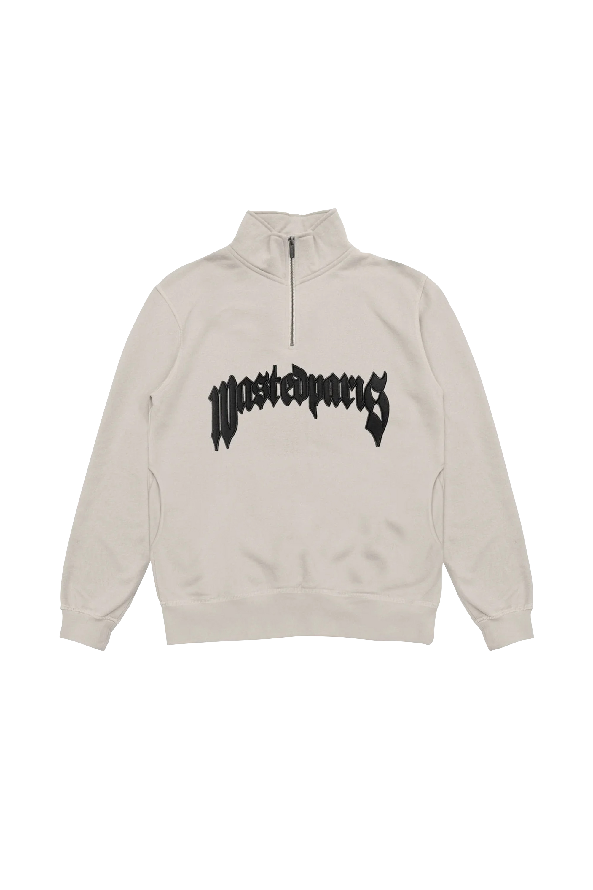 Sweat zippé Beige