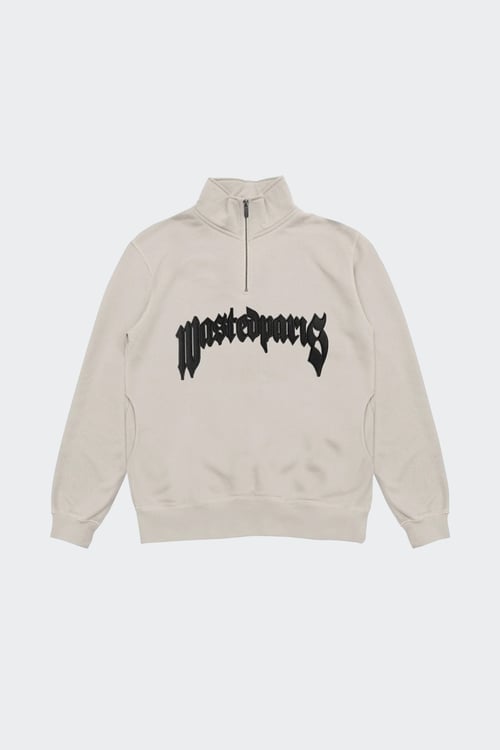WASTED Sweat zippé Beige