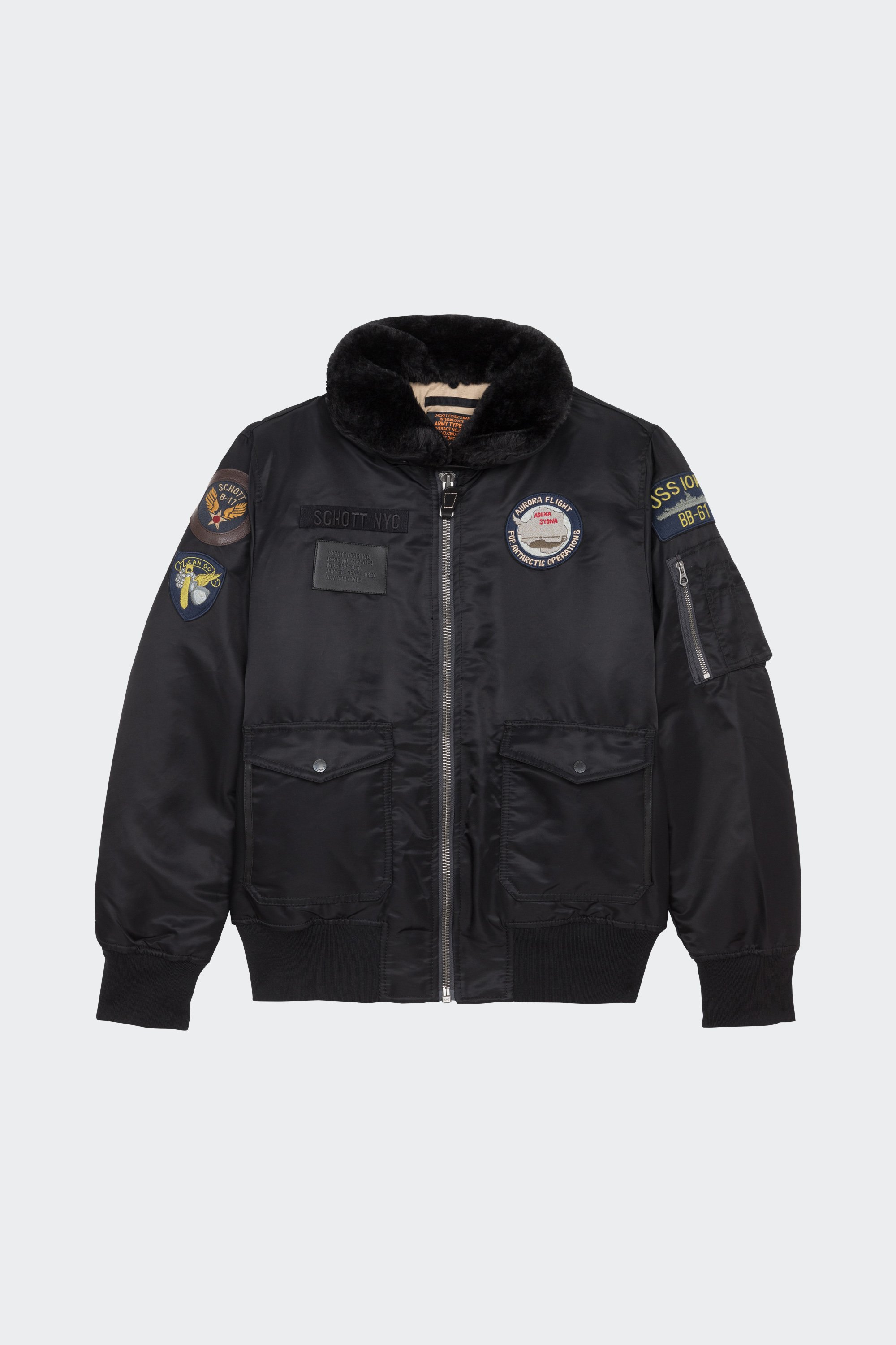 Jacket | Black by SCHOTT Jacket Black