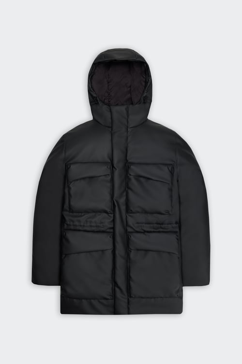 Rains Femme Doudoune Taille XS - Noir