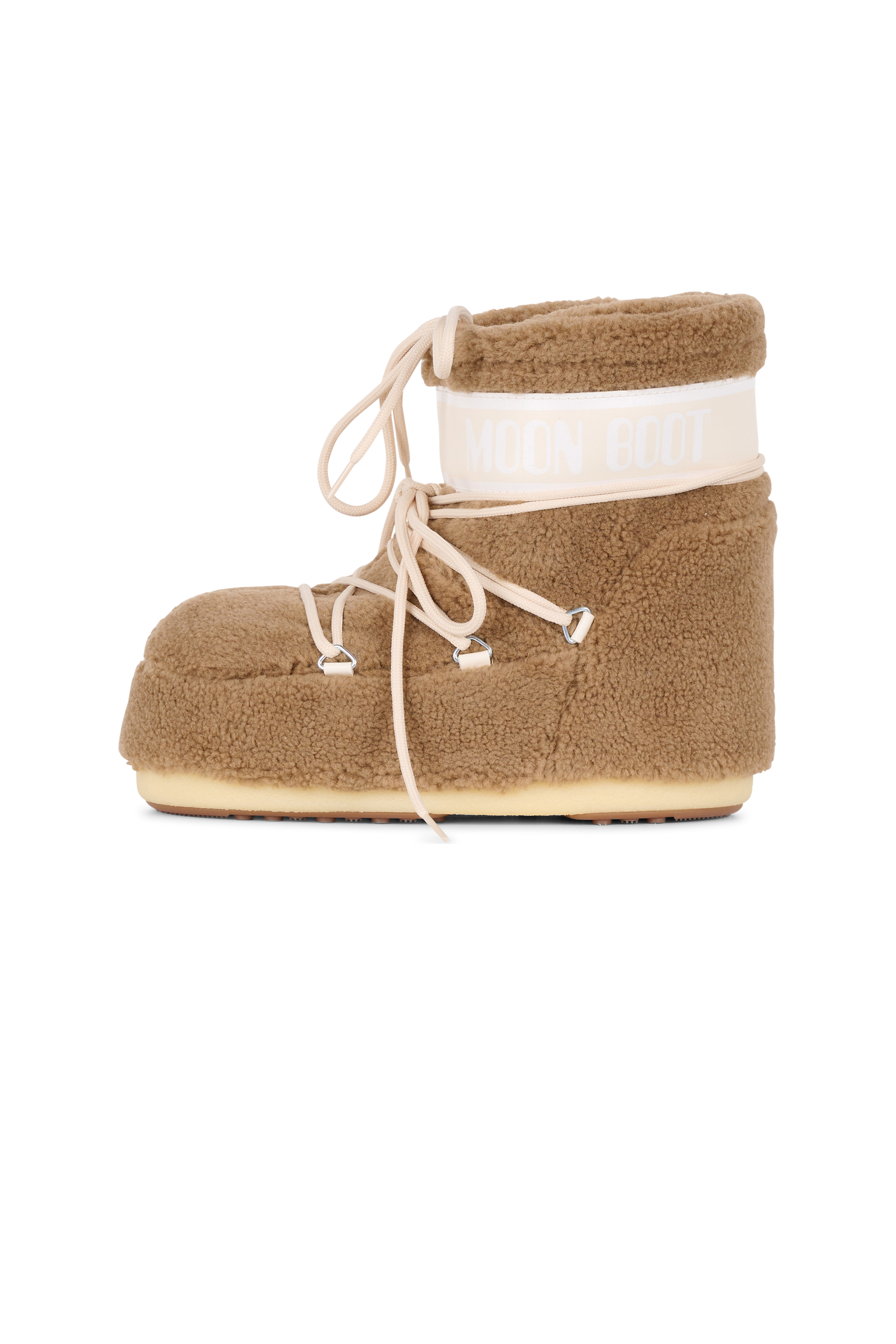 Heeled leather mid-calf boots Brown