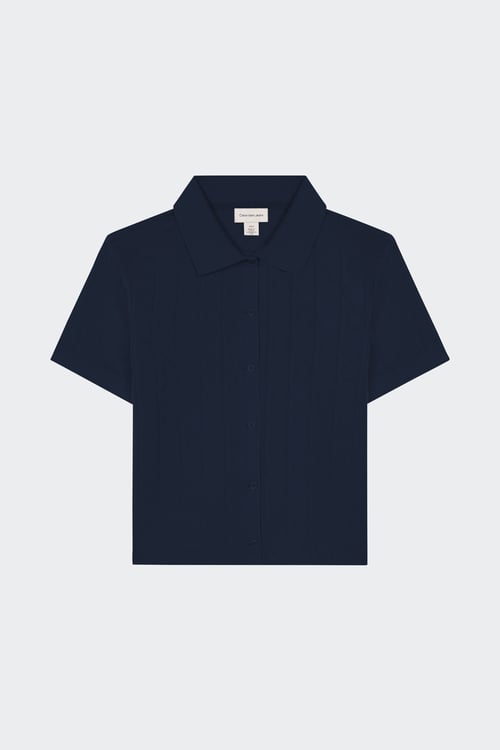 CALVIN KLEIN Polo Bleu