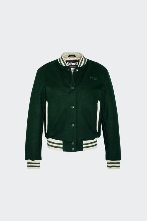 SCHOTT Blouson Vert