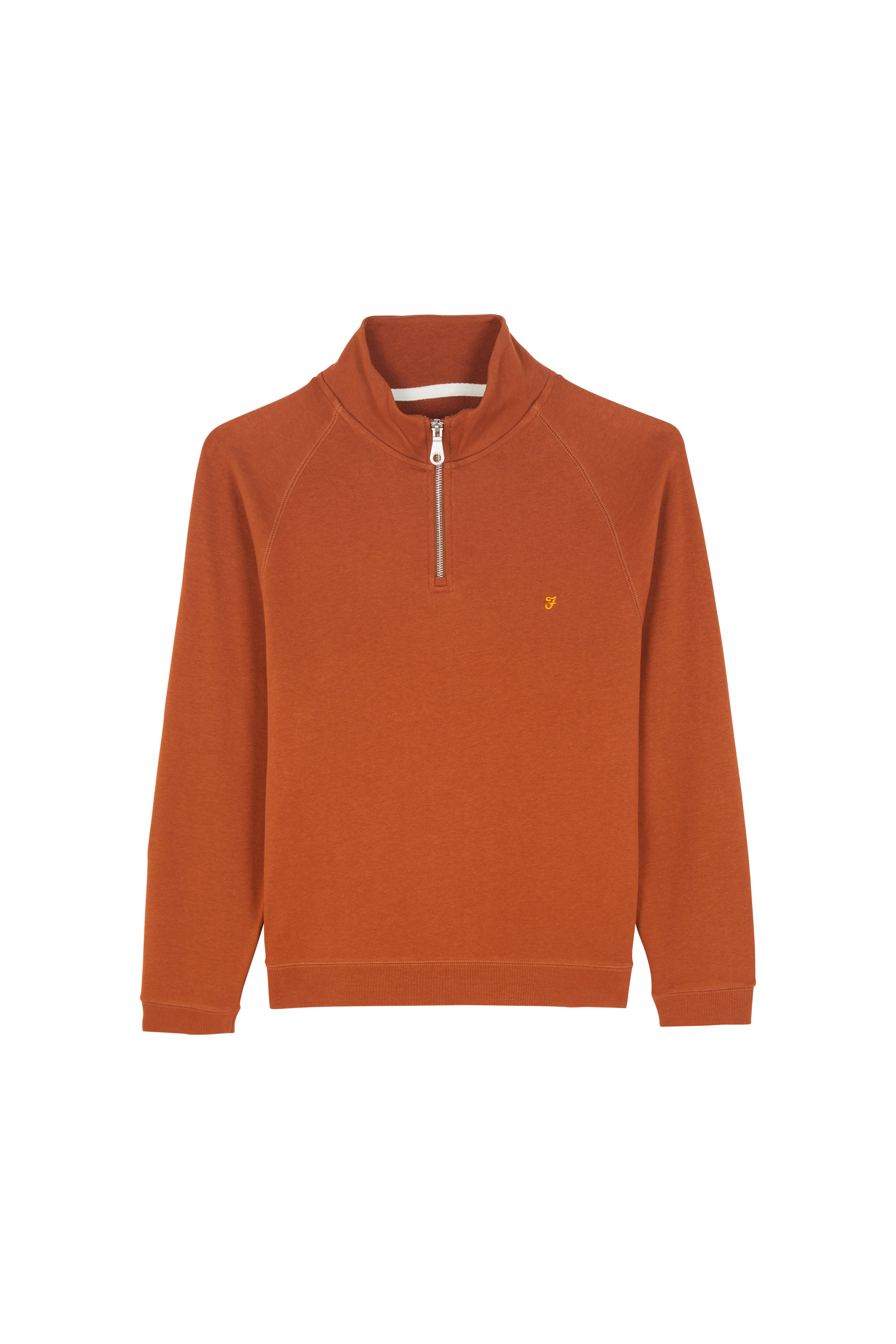 Zip-up sweatshirt Orange