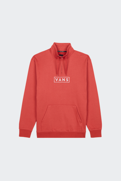VANS Sweatshirt à col zippé Rouge