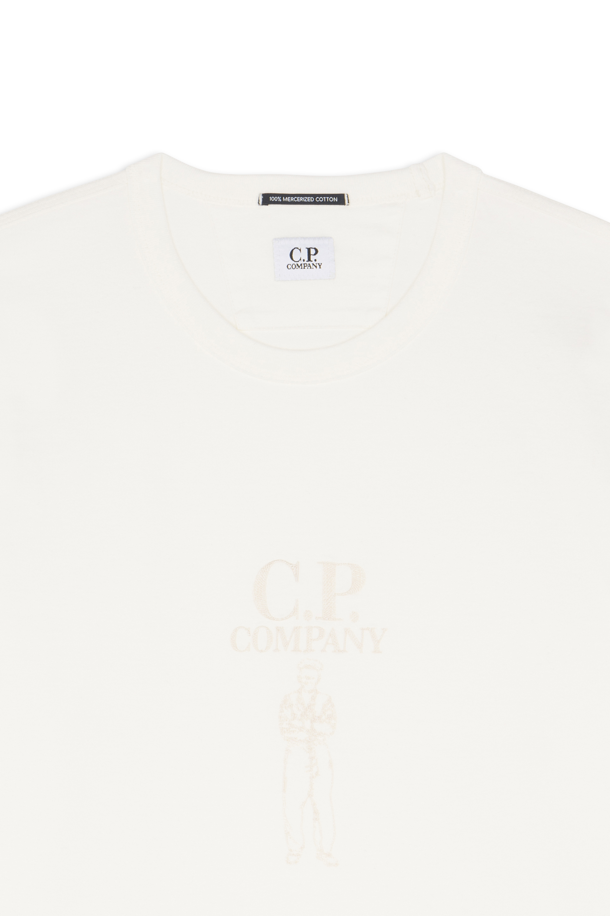 Regular-fit round-neck cotton T-shirt White