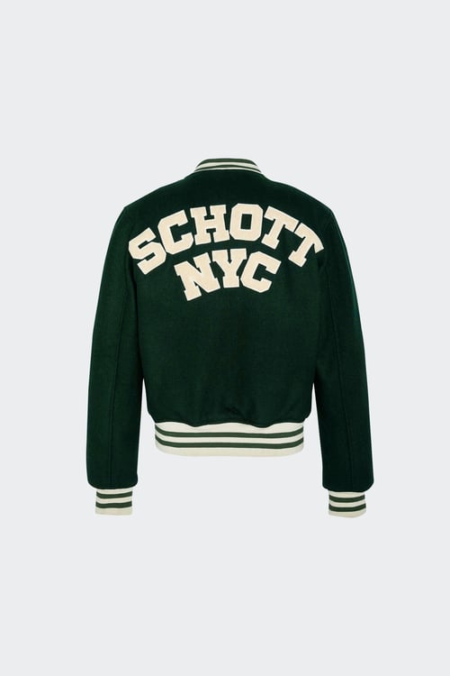SCHOTT Blouson Vert