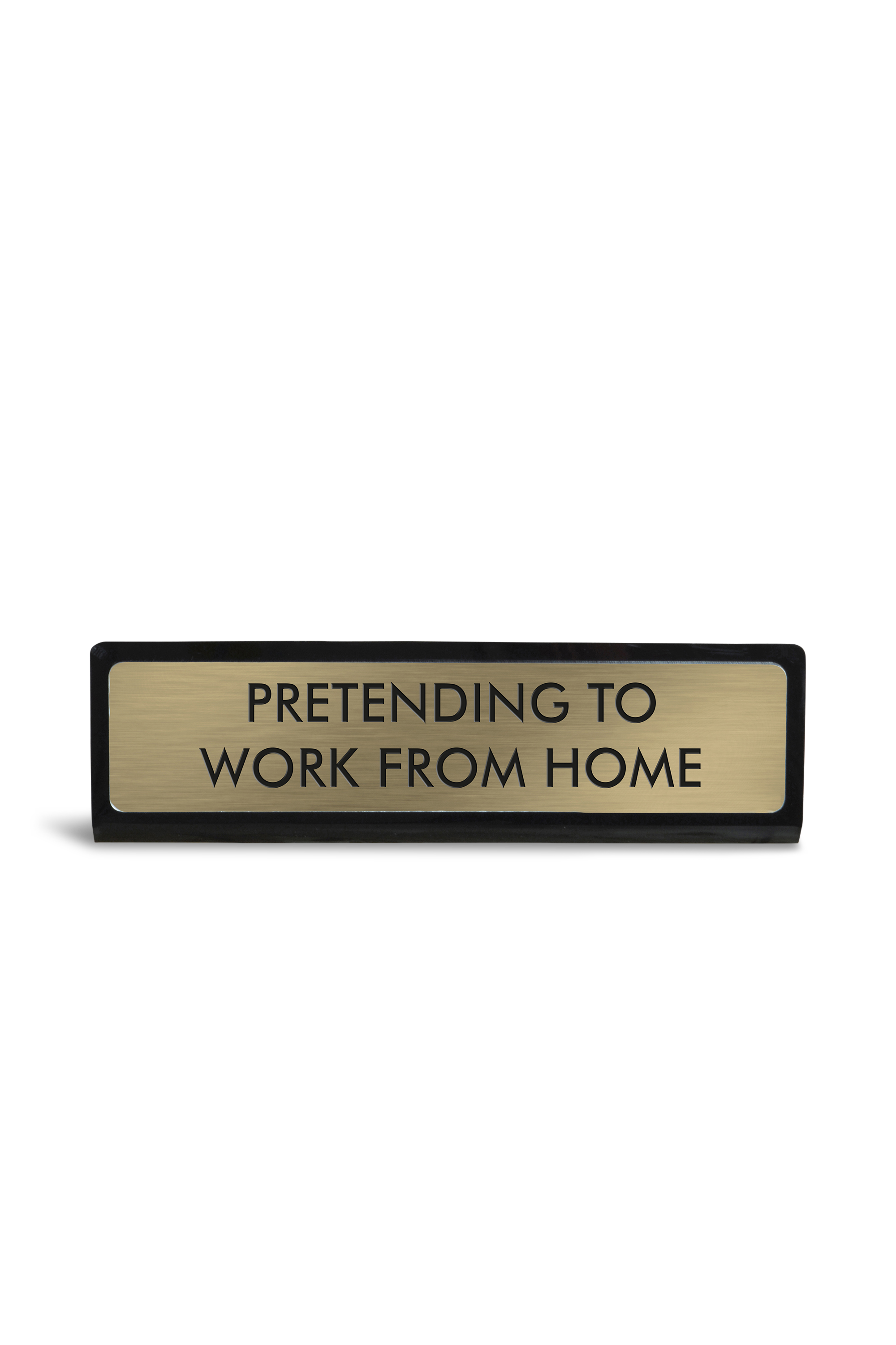 Plaque de bureau Noir