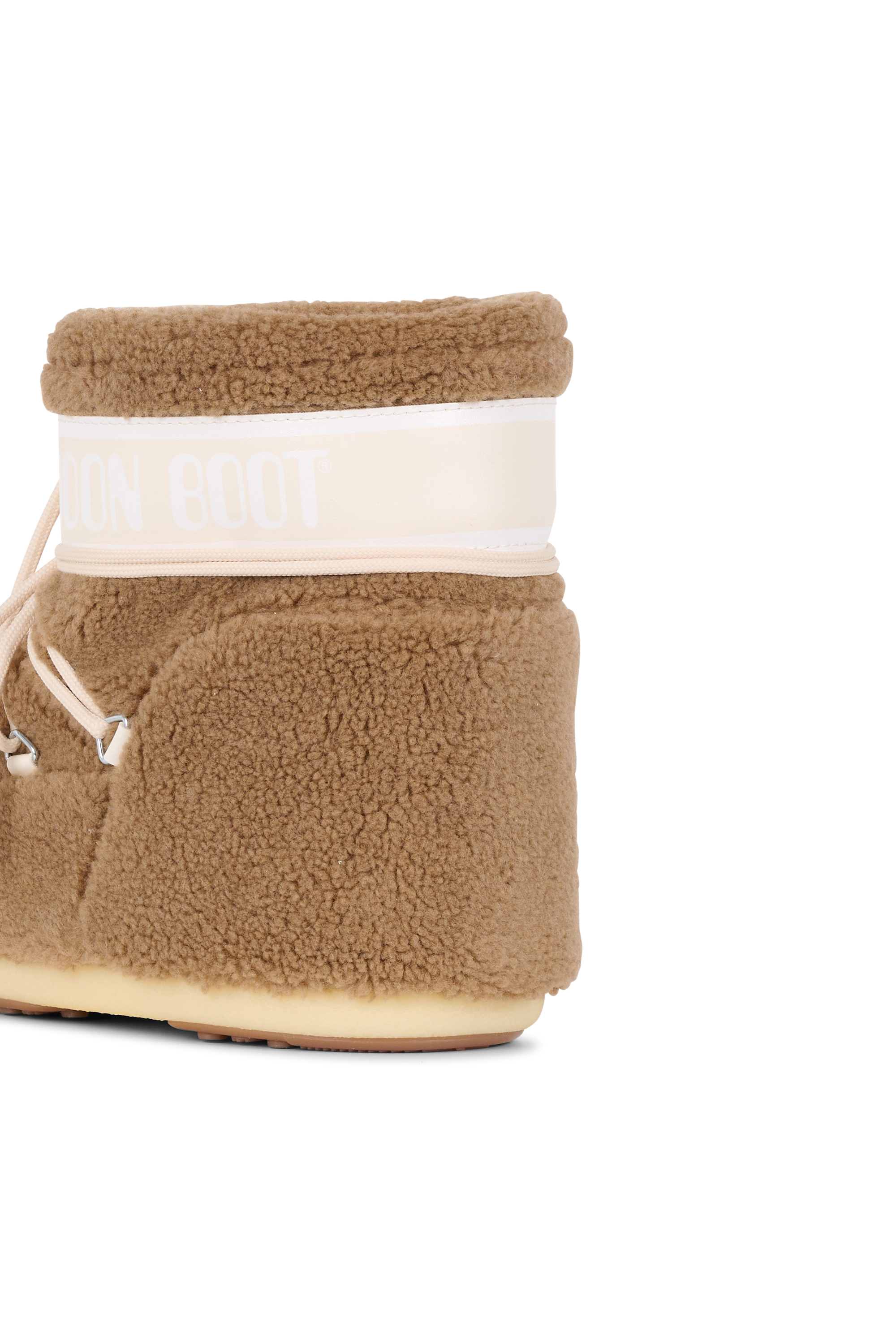 Heeled leather mid-calf boots Brown